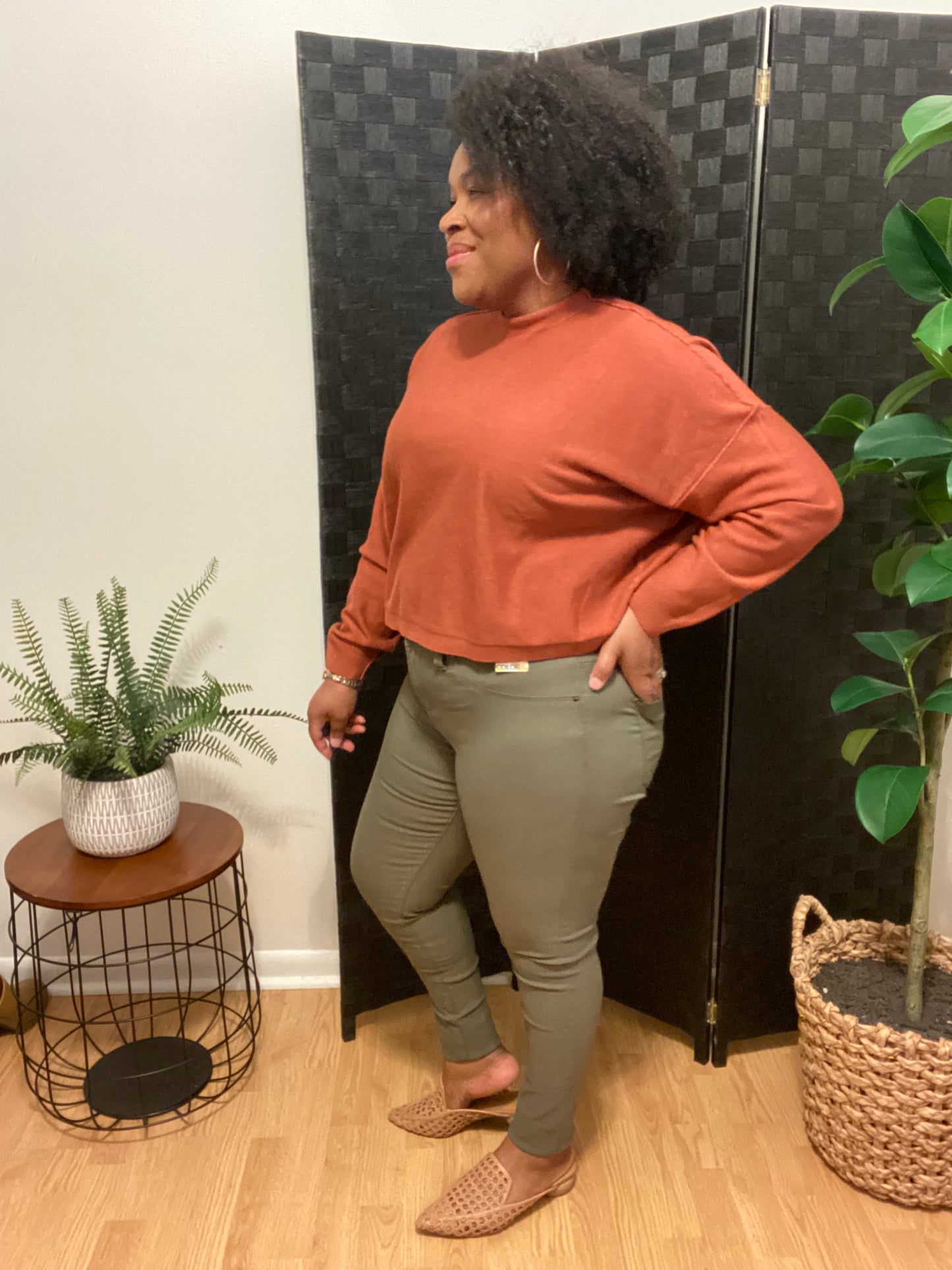 Olive Skinny Jeans