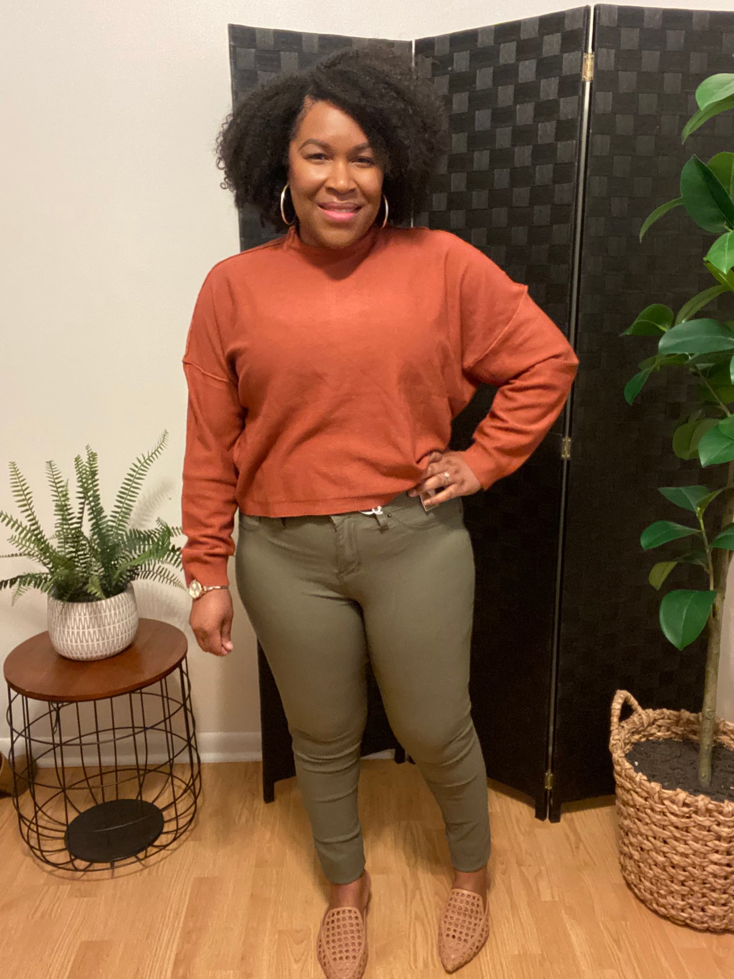 Olive Skinny Jeans