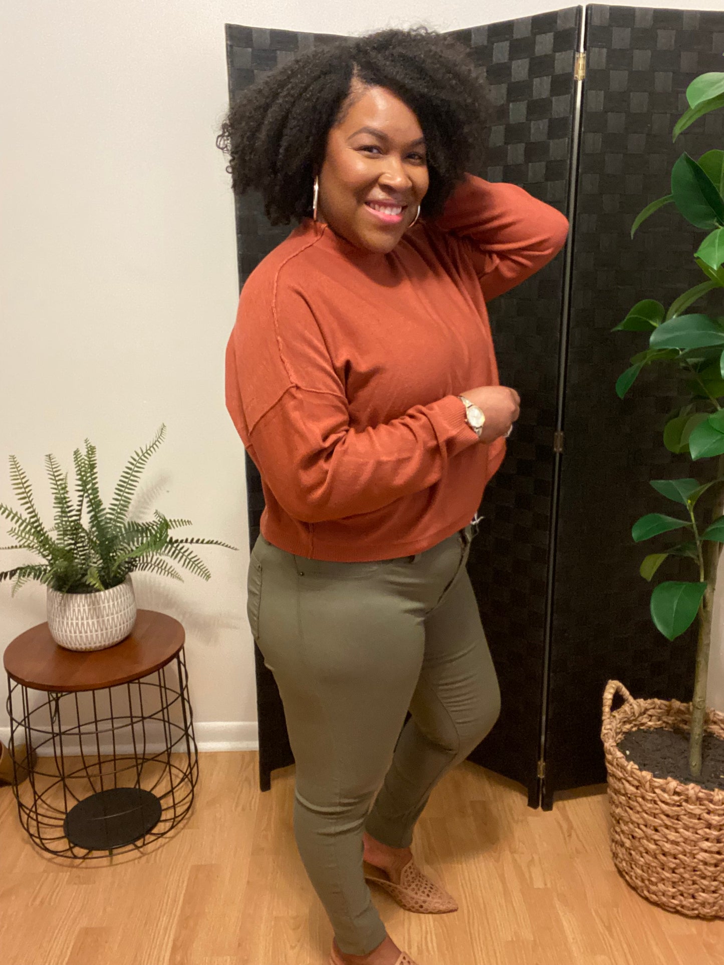 Olive Skinny Jeans