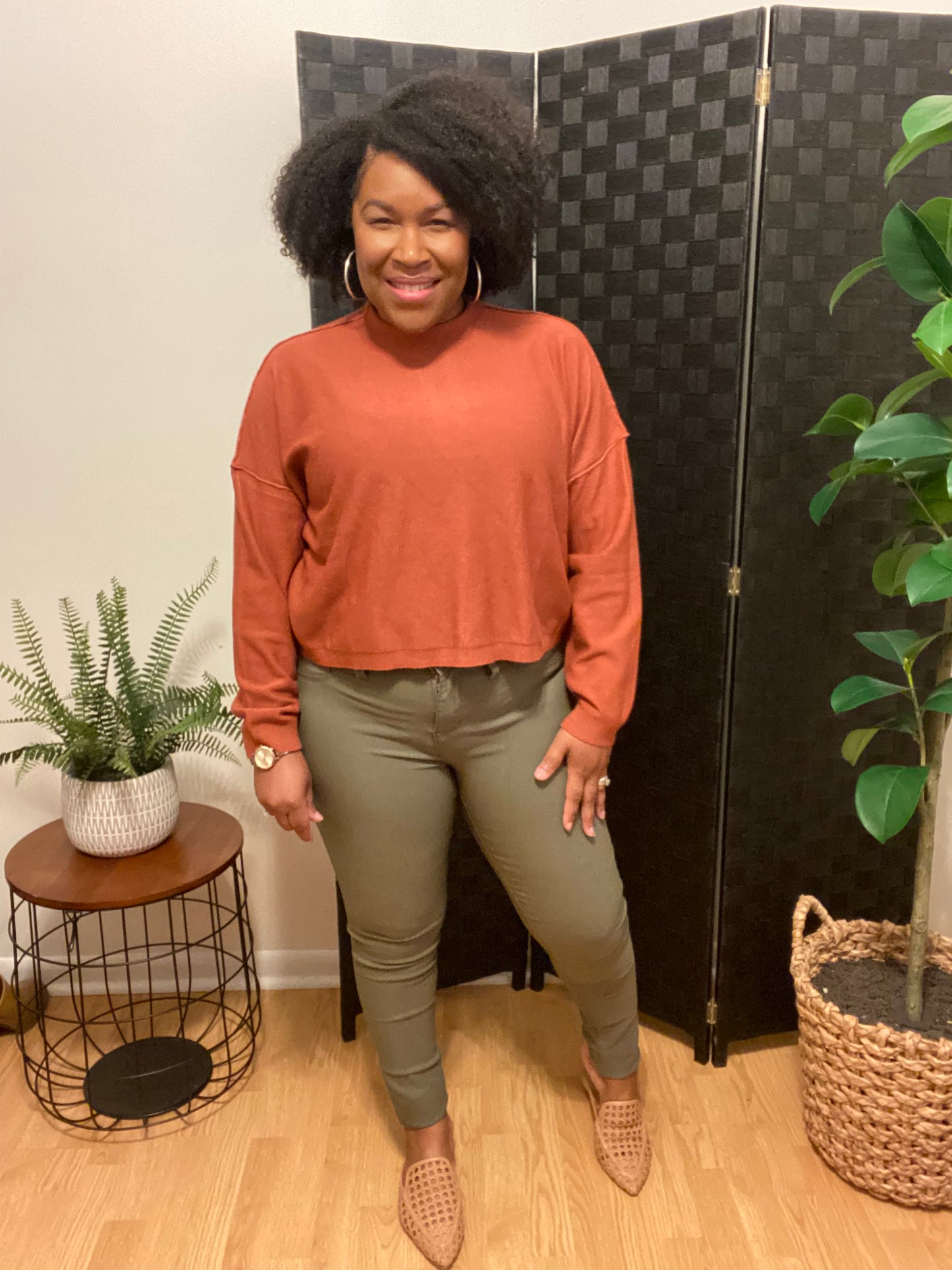 Olive Skinny Jeans