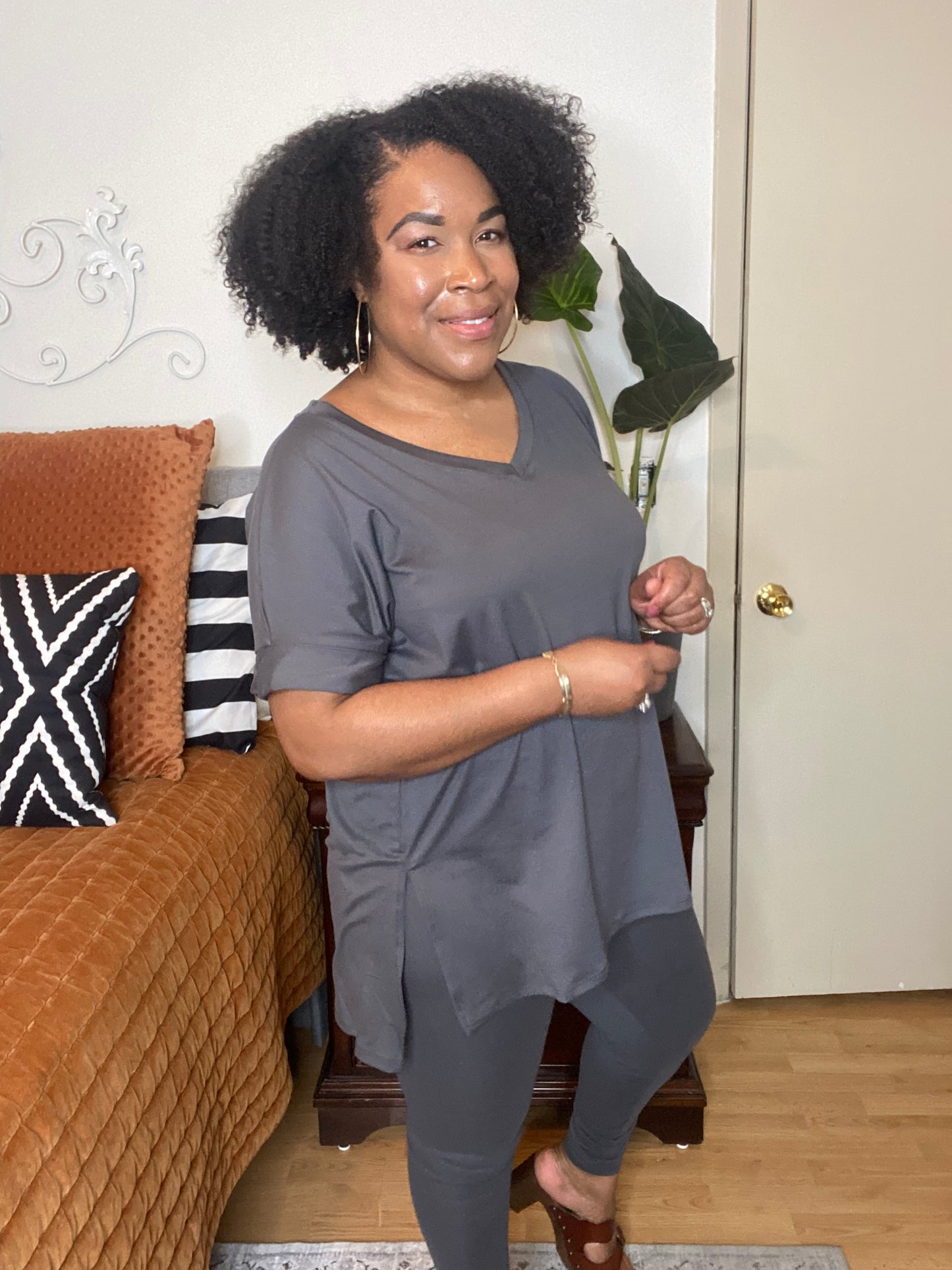 Gray Lounge Set (1X-3X)