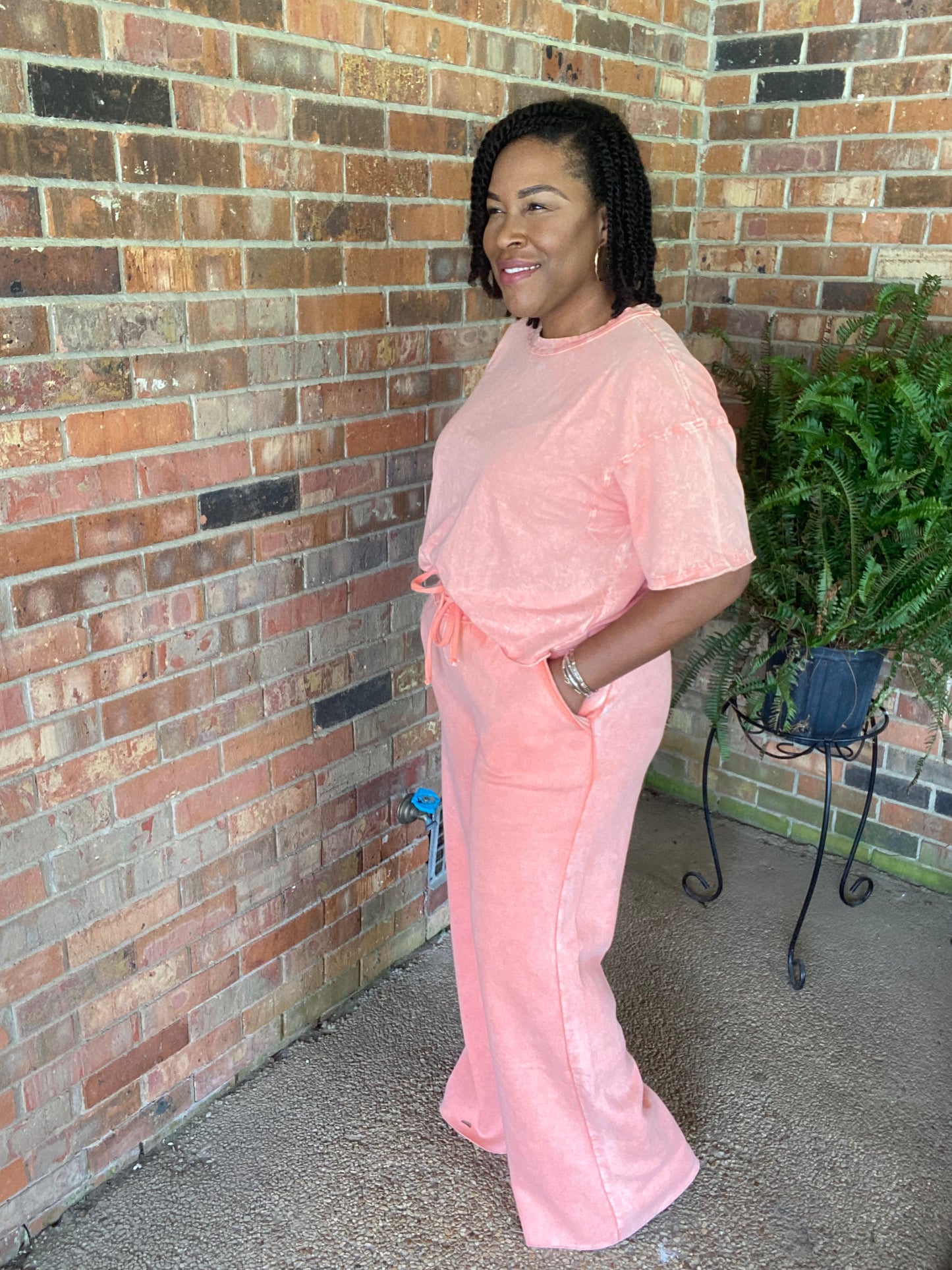 Orange Acid Wash Set