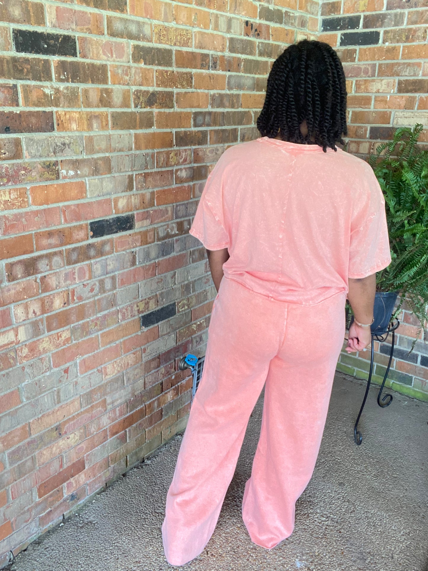 Orange Acid Wash Set