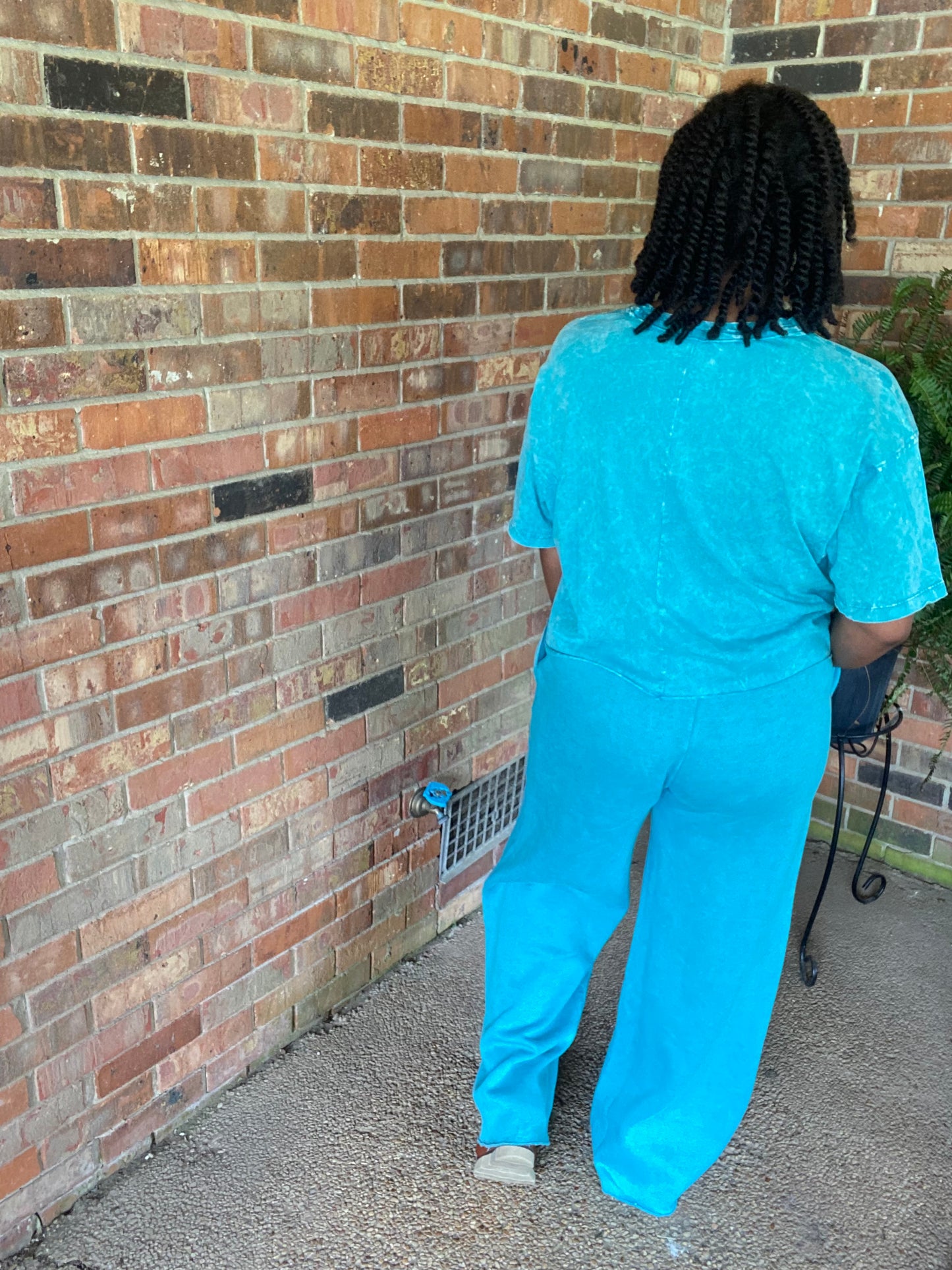 Blue Acid Wash Set