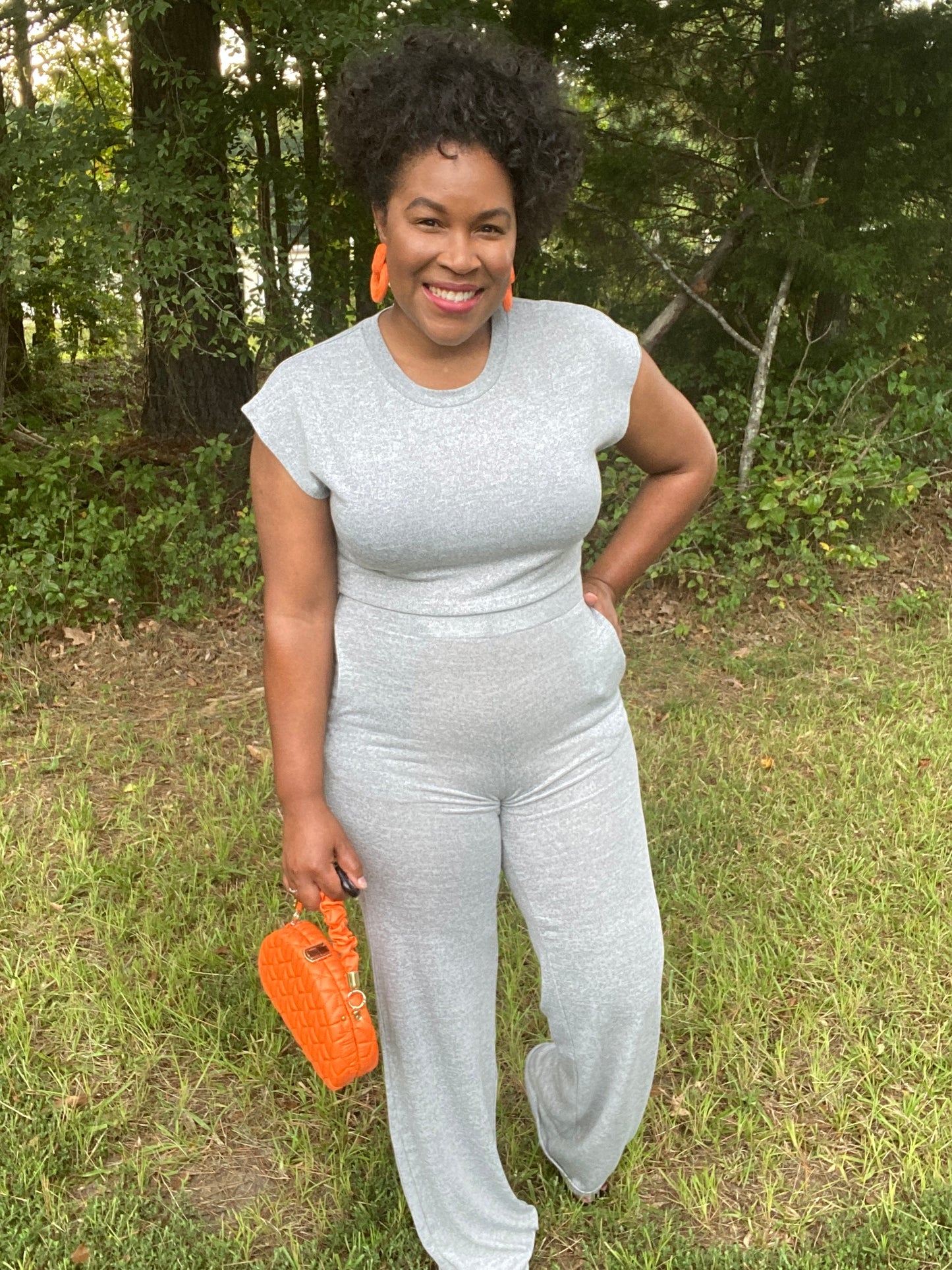 The Gray Pant Set