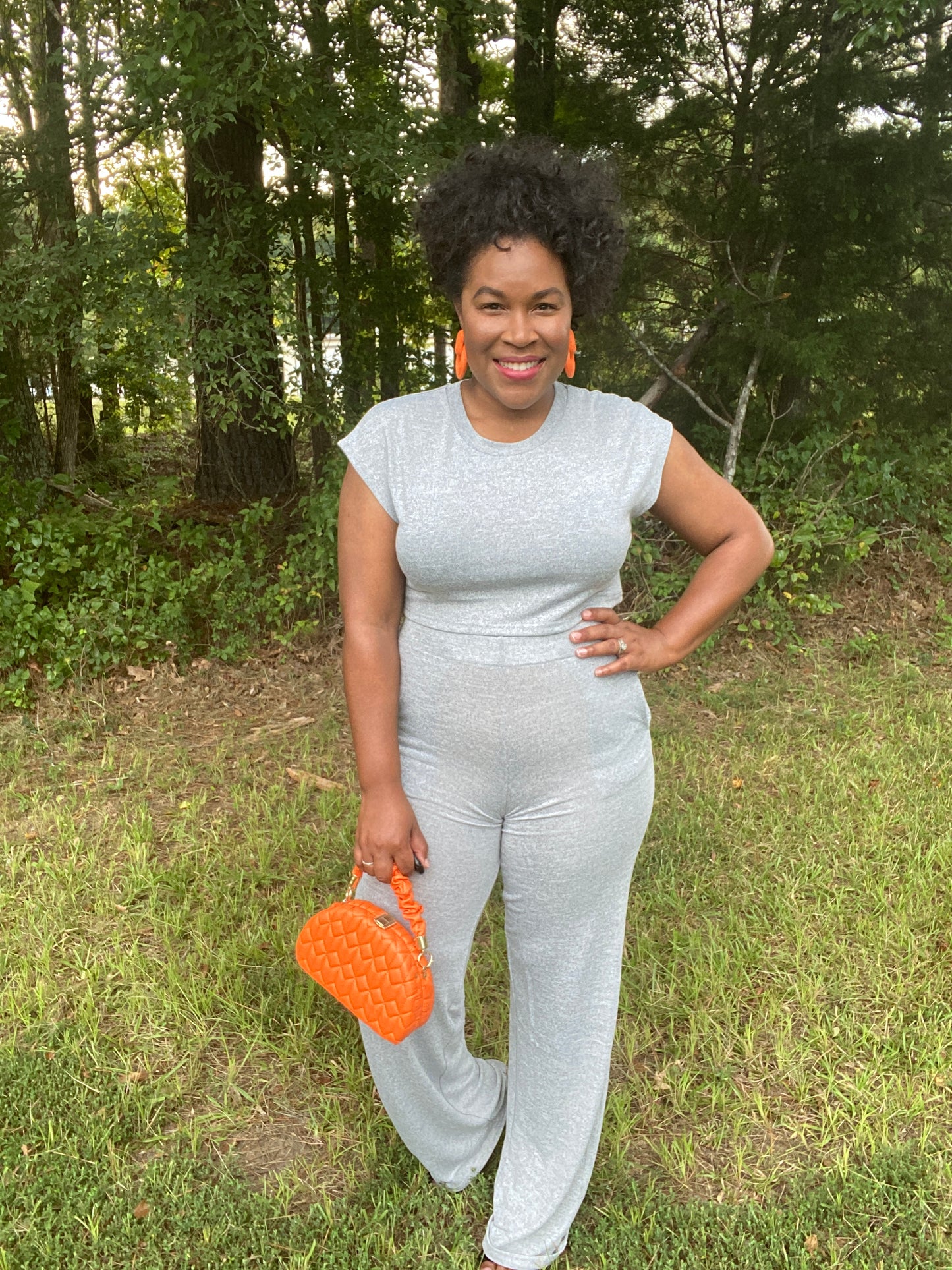 The Gray Pant Set