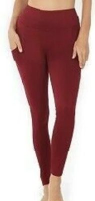 Rust Side Pocket Leggings