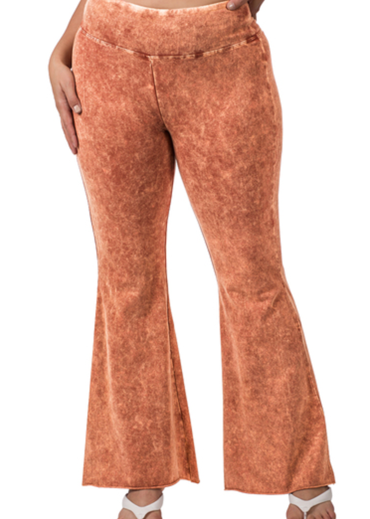 Dark Rust Mineral Wash Bells
