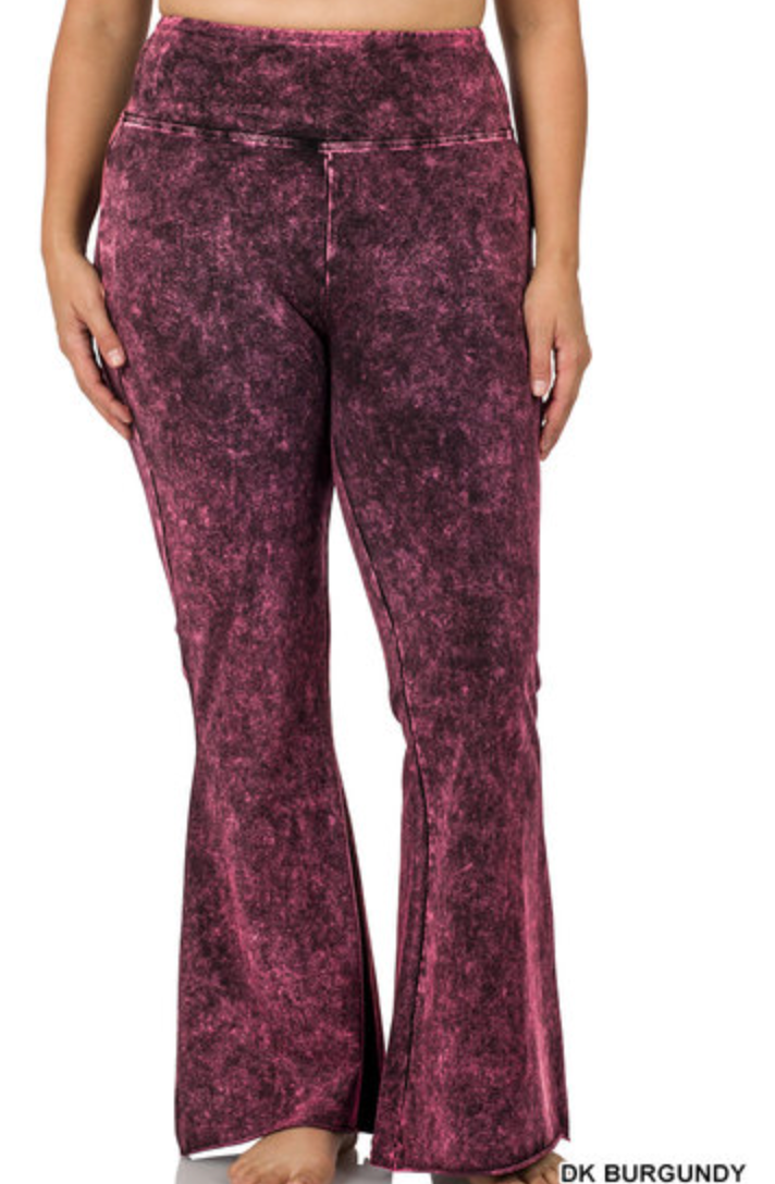 Burgundy Mineral Wash Bells