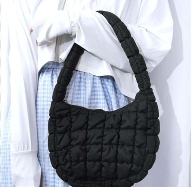 Black Puffer Bag