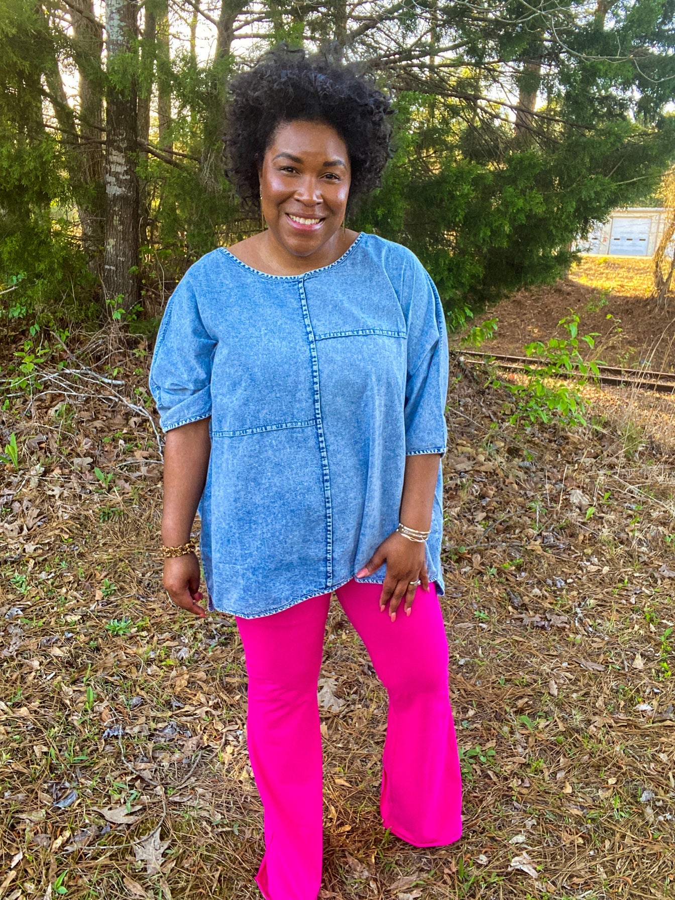 Out of the Run Chambray