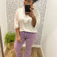 Purple Flare Jeans