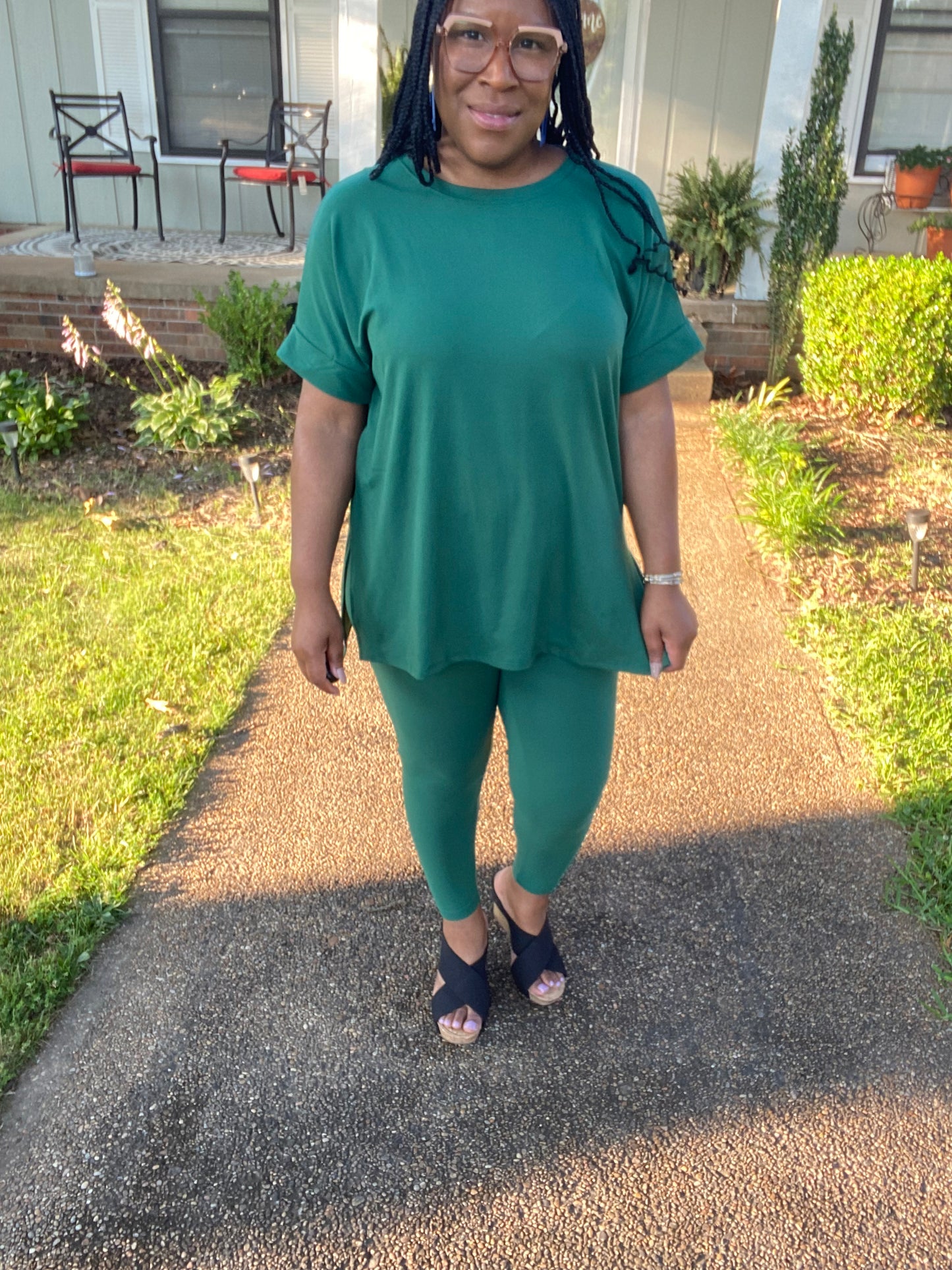 Dark Green Lounge Set