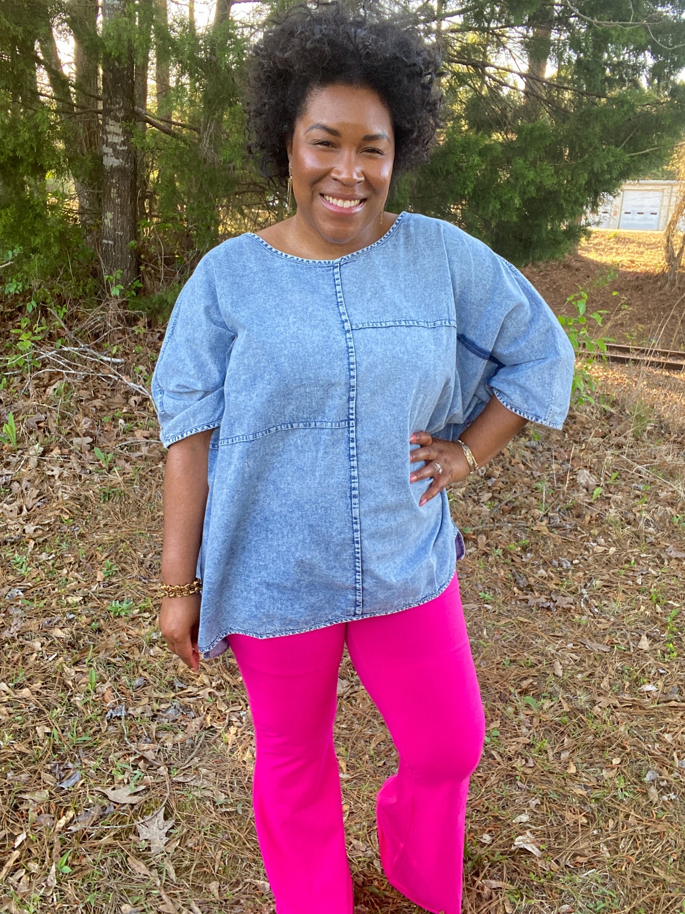 Out of the Run Chambray