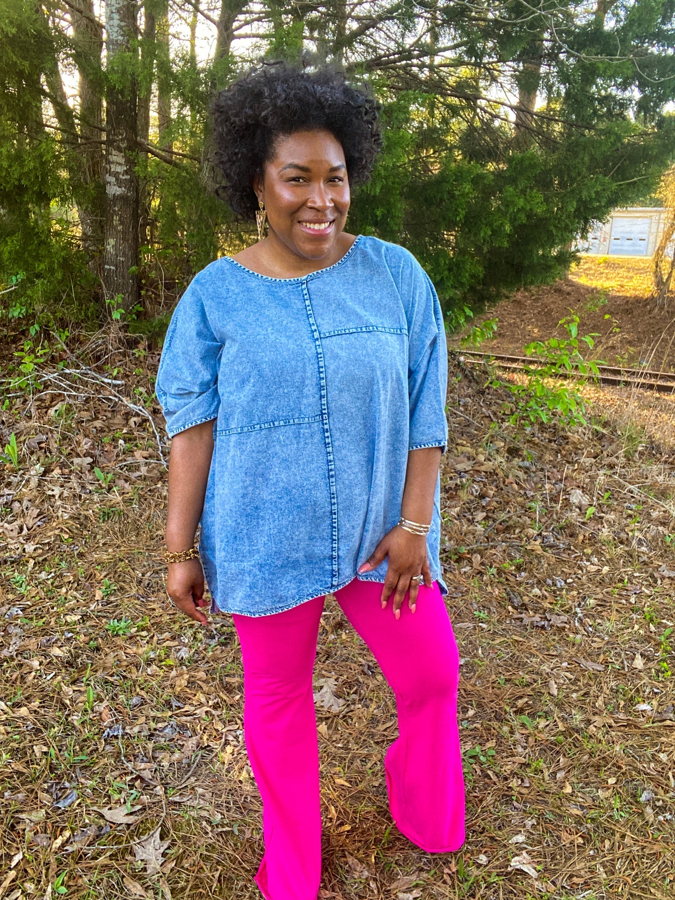 Out of the Run Chambray