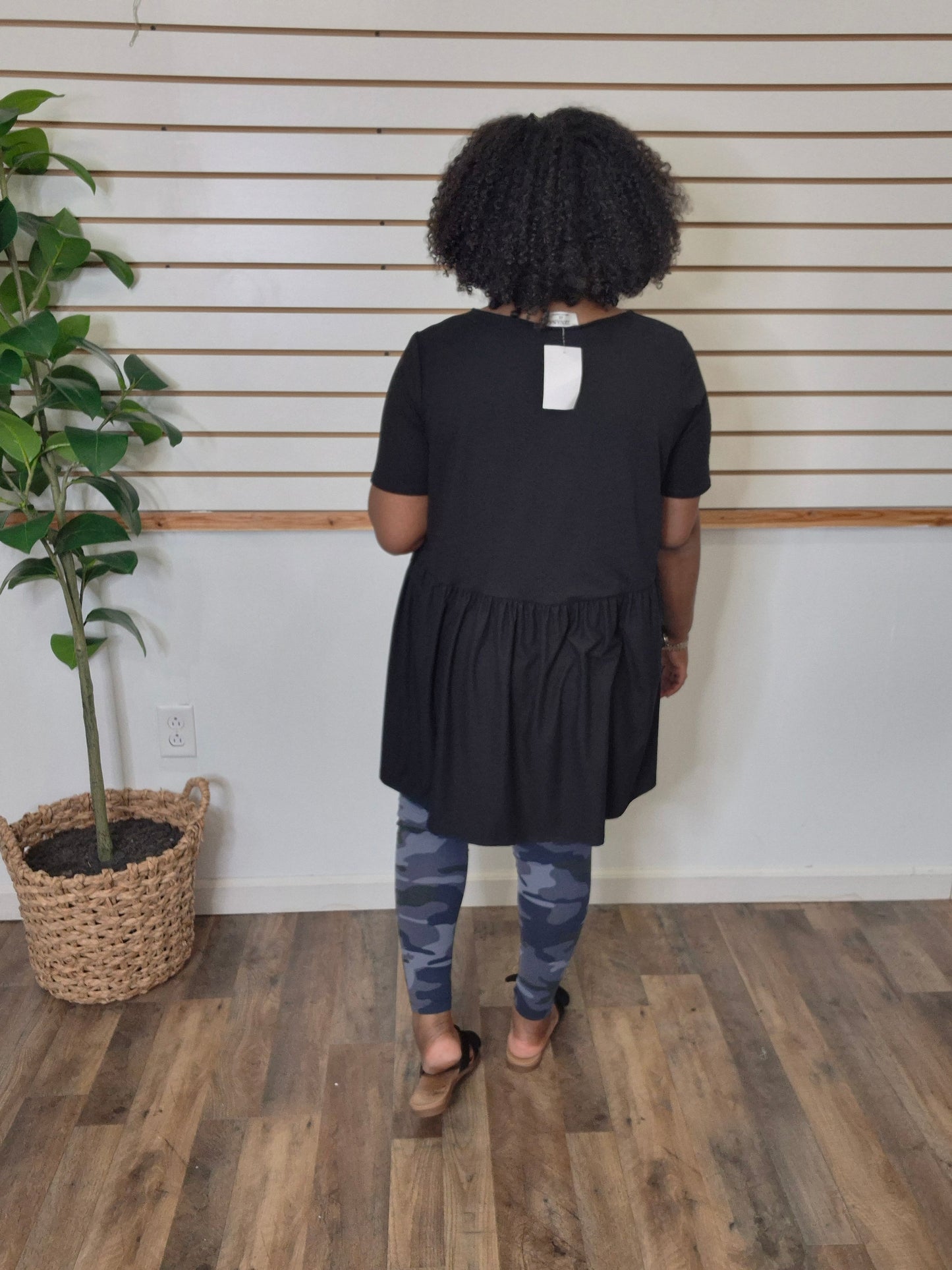 Black Empire Waist
