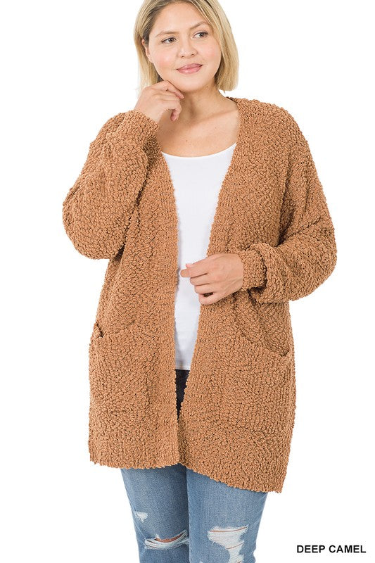 Popcorn Cardigan Sweater
