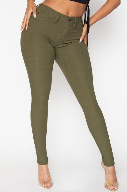 Olive Skinny Jeans