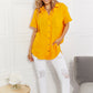 Summer Breeze Gauze Short Sleeve Shirt in Mustard