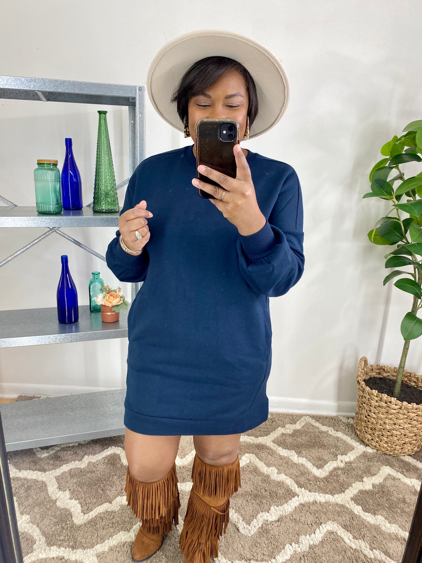Oversized Sweatshirt (Blue)