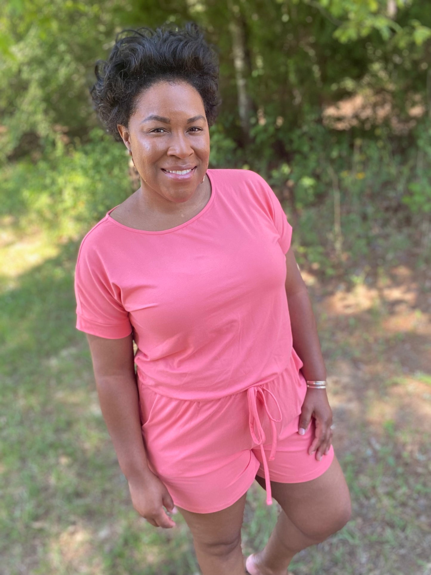 Coral Romper