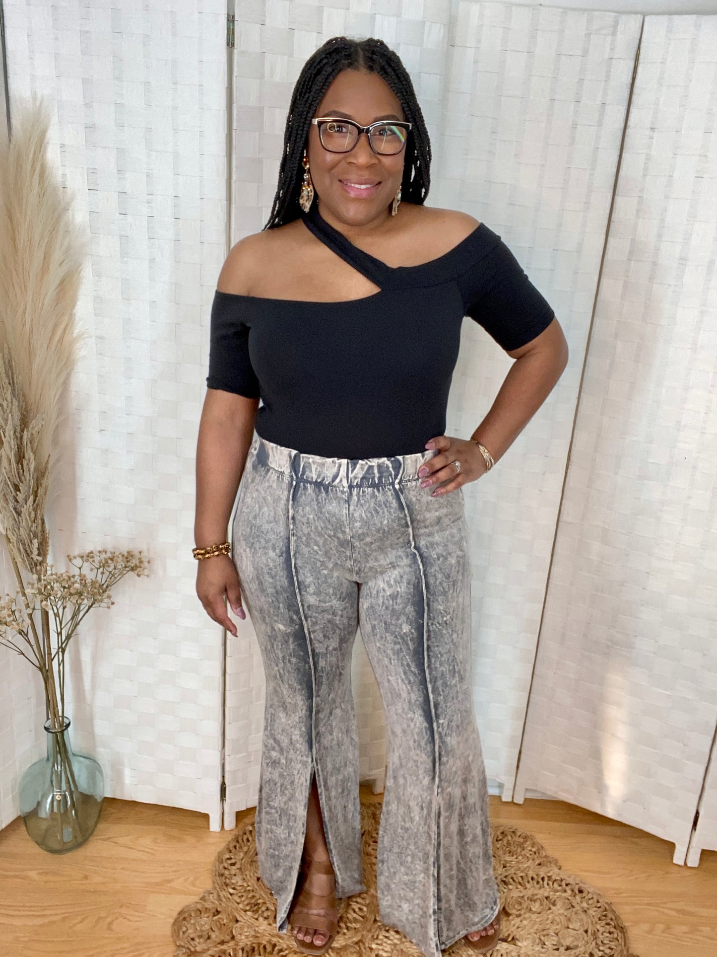 Acid Wash Bell Bottoms