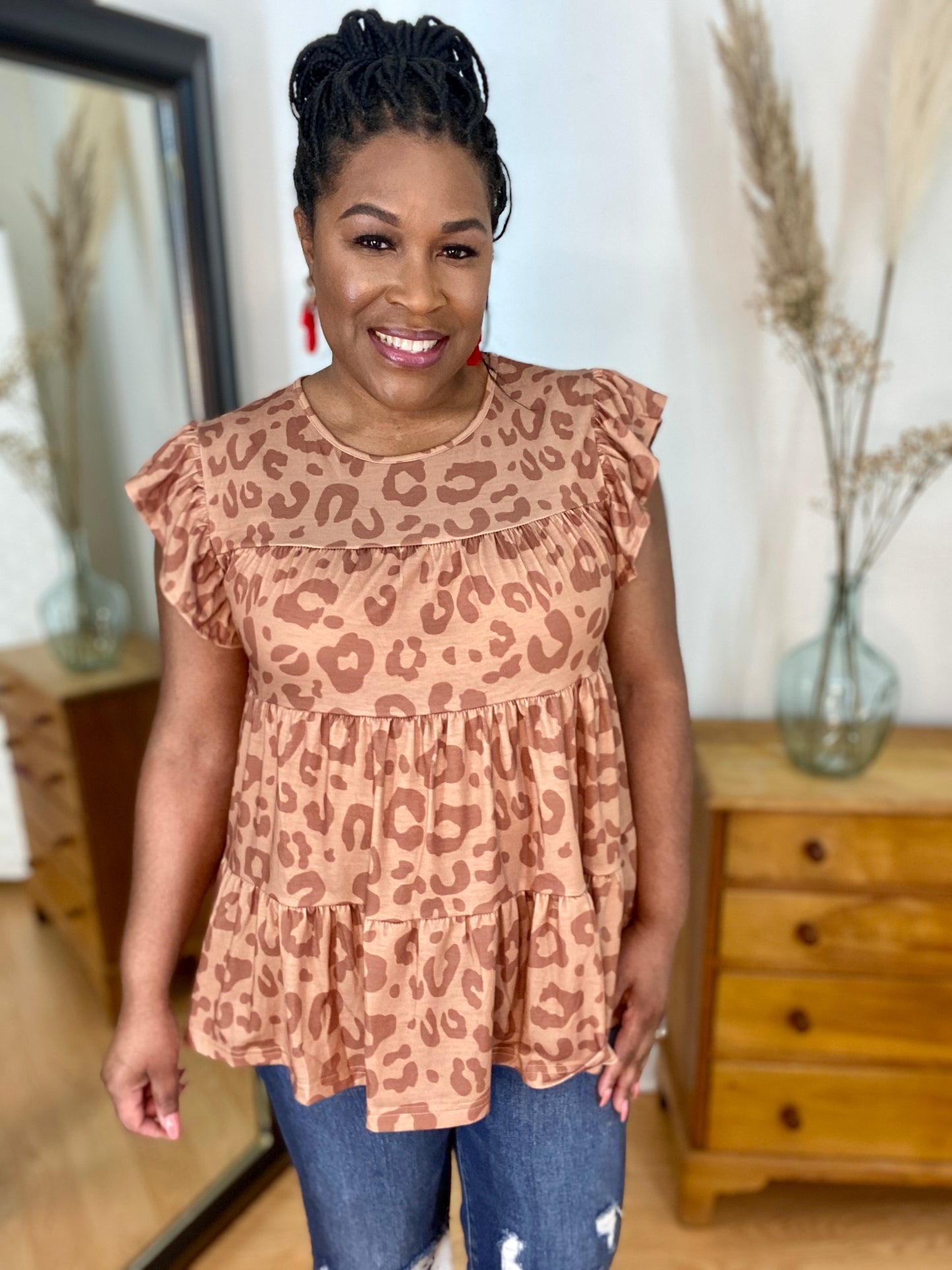 Ruffle Tiered Top