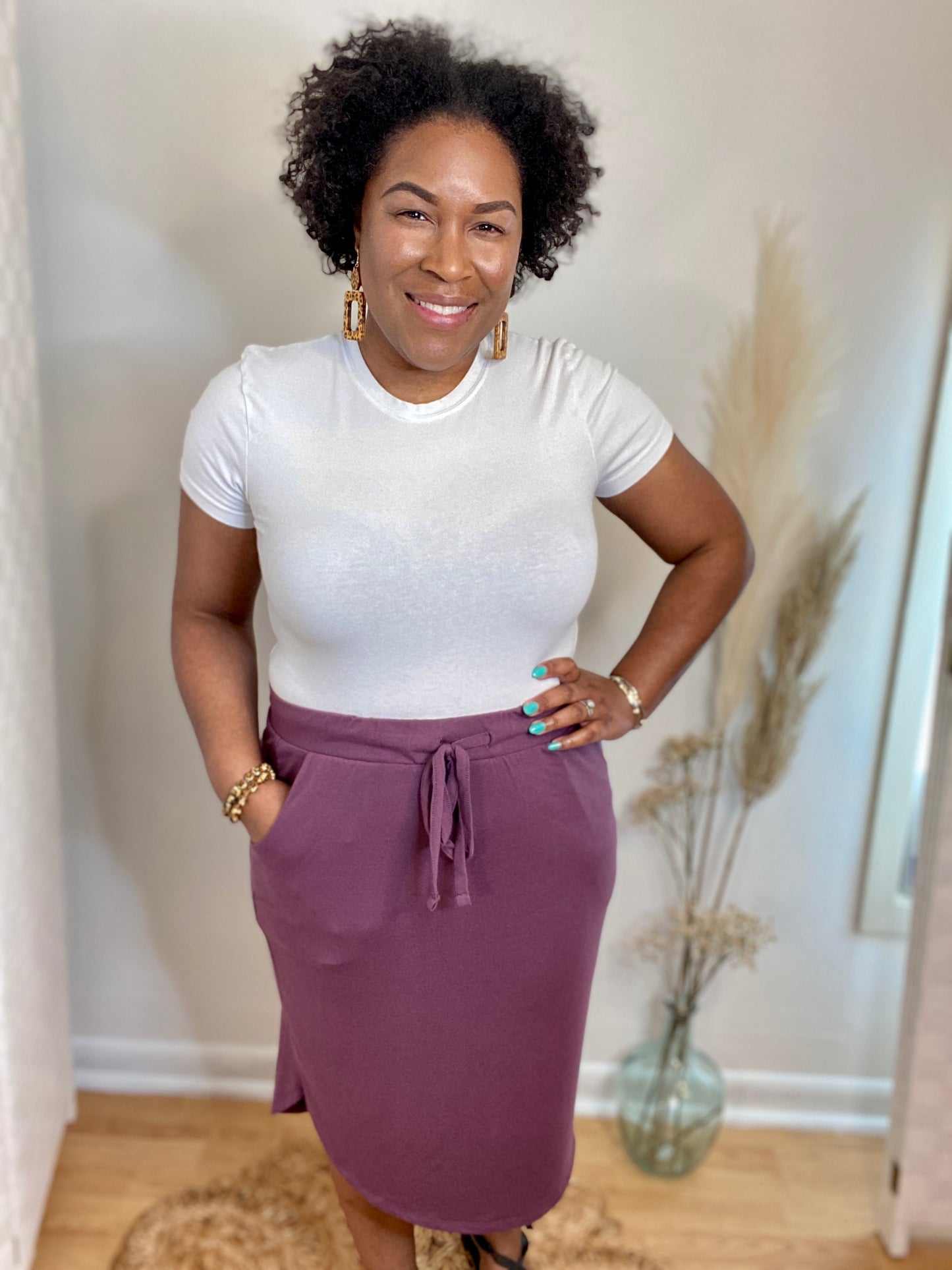 Eggplant Skirt