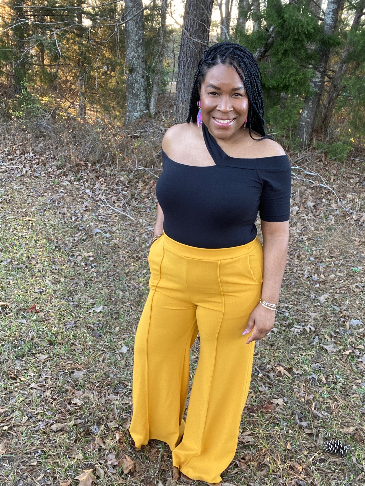 Mustard Palazzo Pants