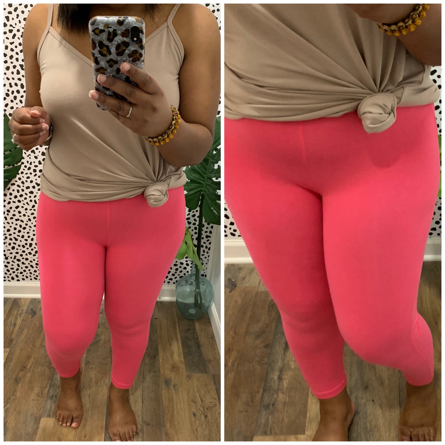 Capri Leggings (Fuchsia)