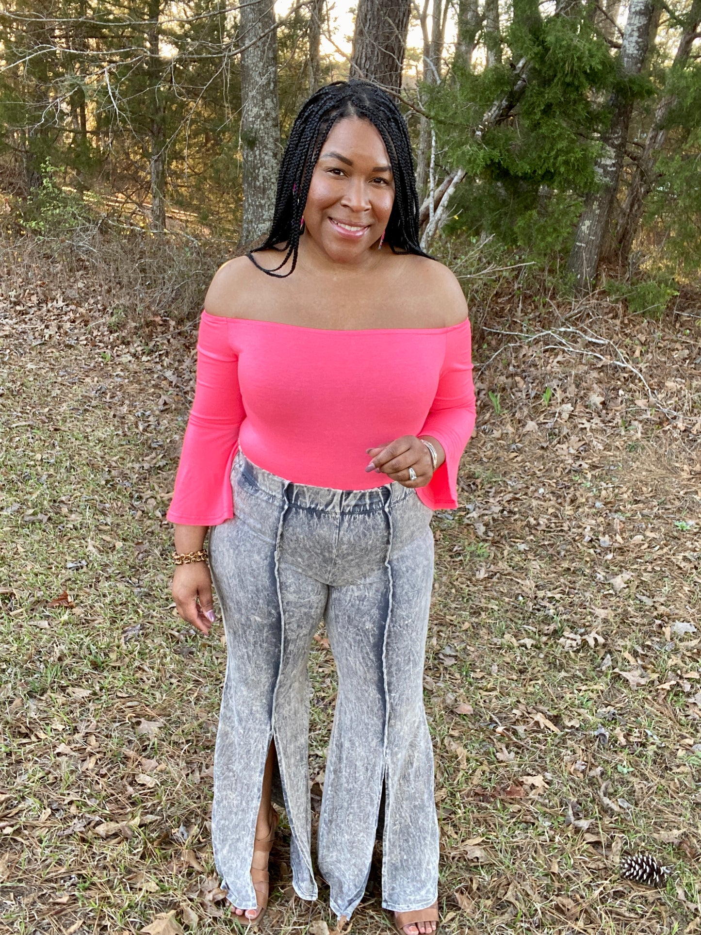 Acid Wash Bell Bottoms