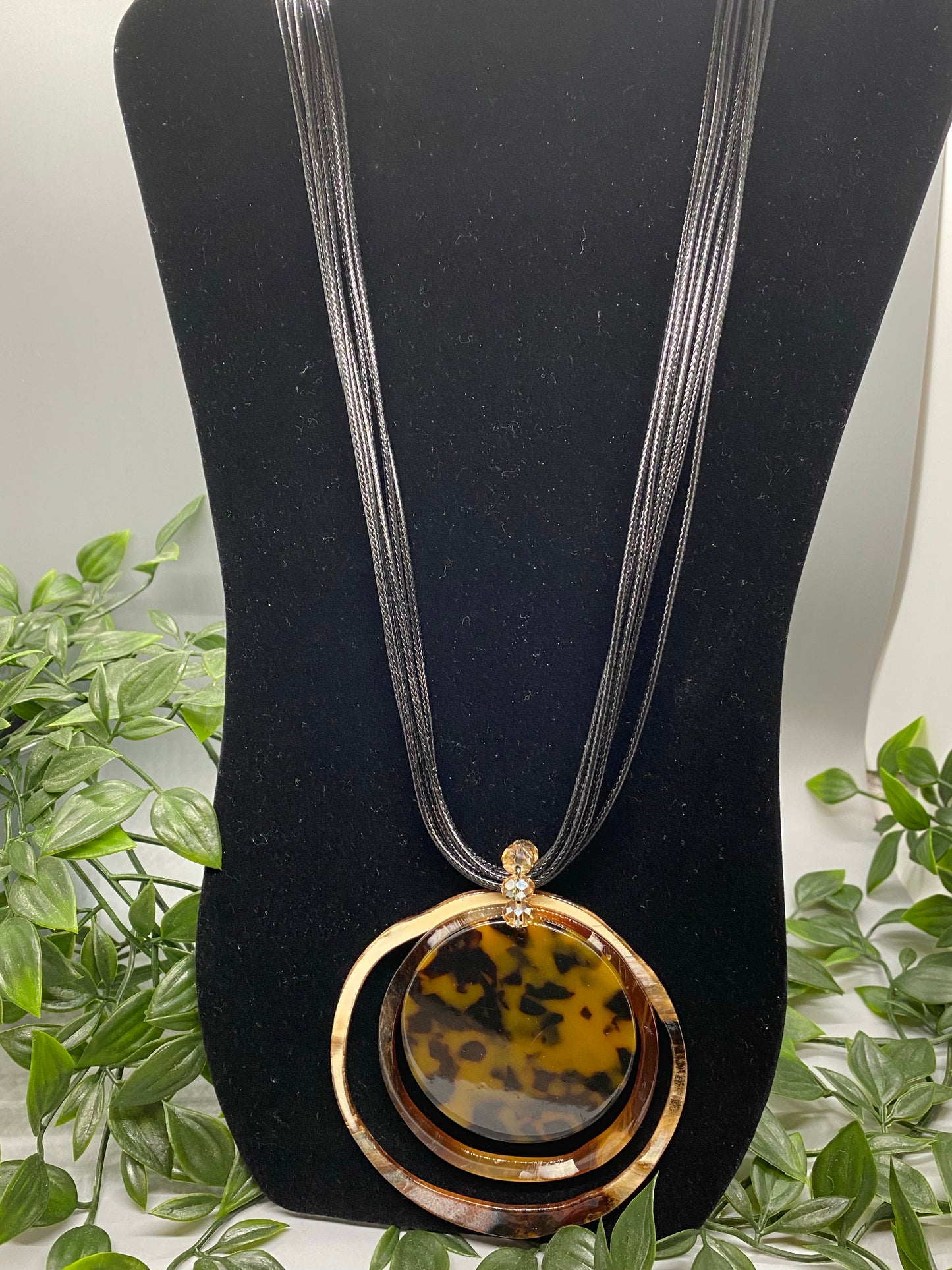 Disc & Circle Necklace