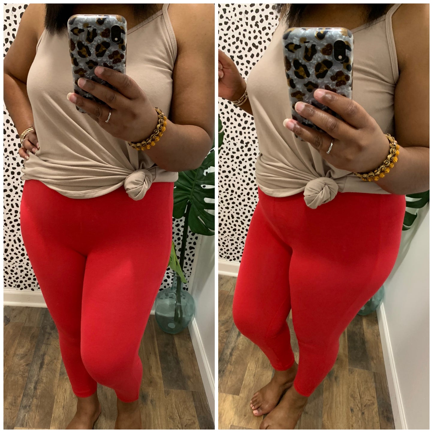 Capri Leggings (Ruby)