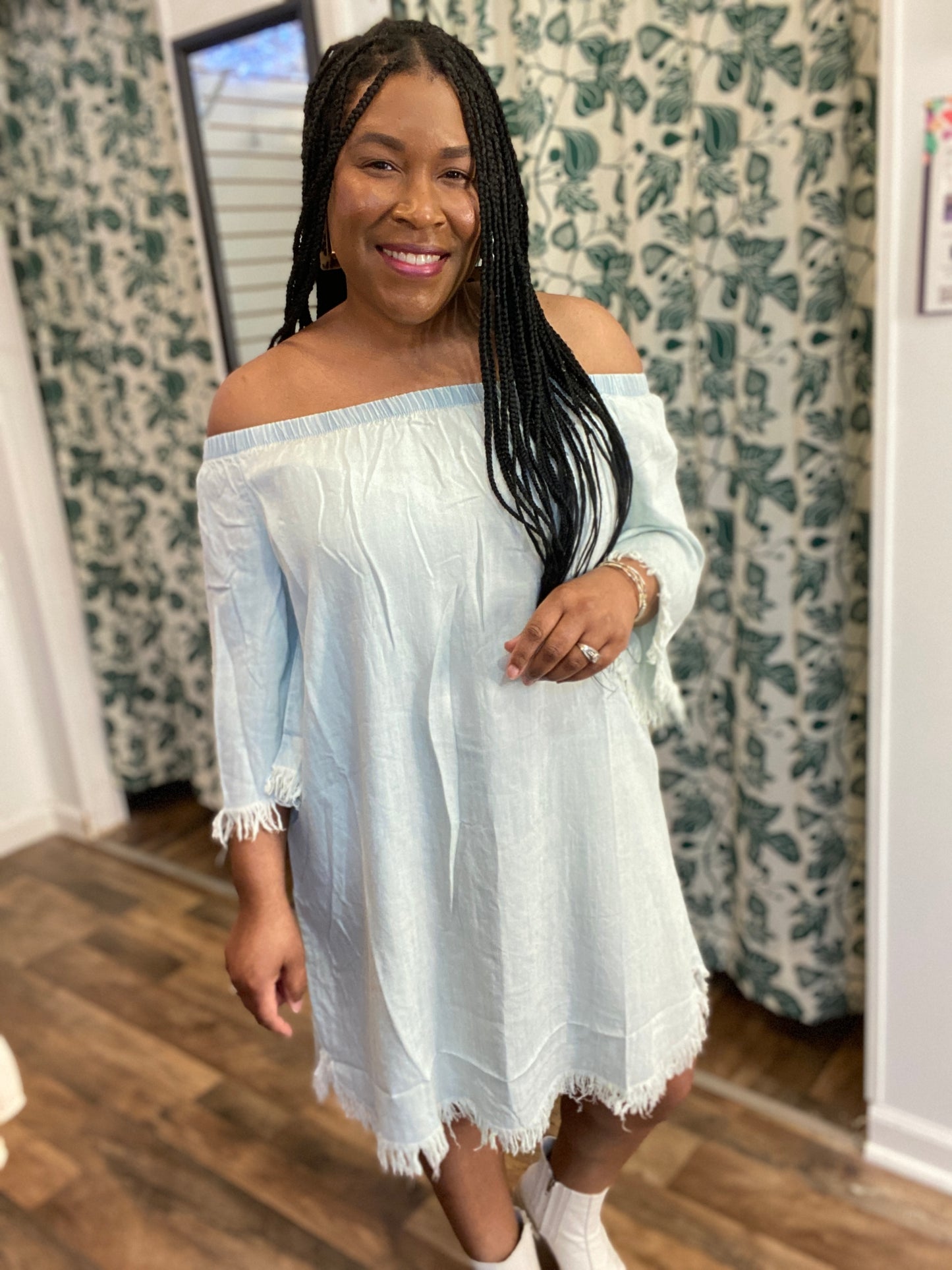 LIGHT DENIM DRESS
