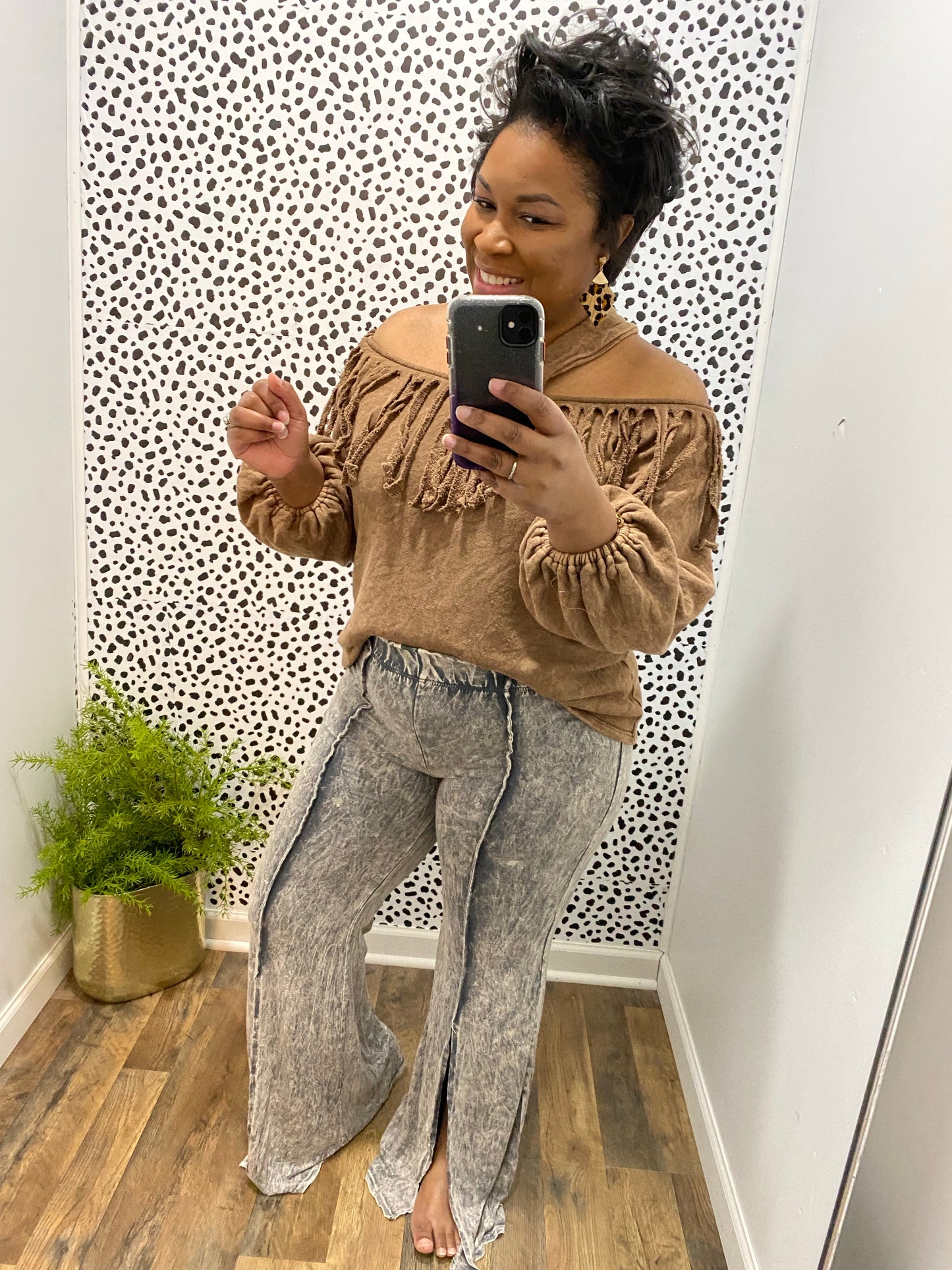 Acid Wash Bell Bottoms
