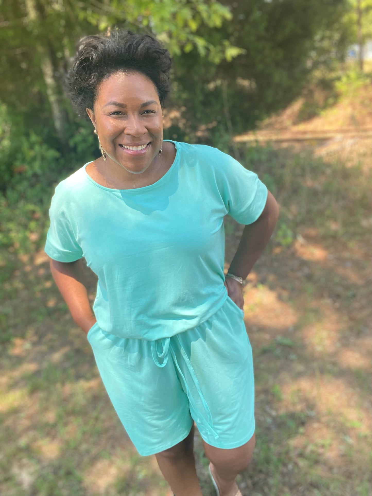 Blue Romper