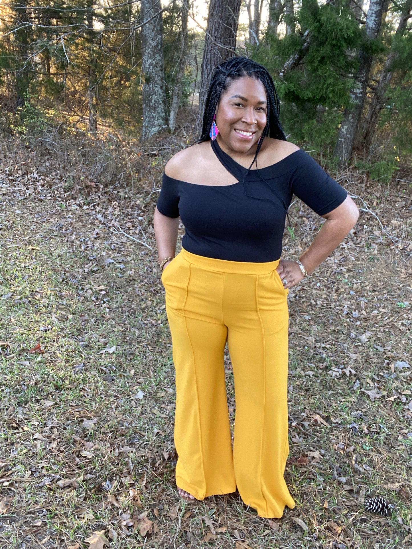 Mustard Palazzo Pants
