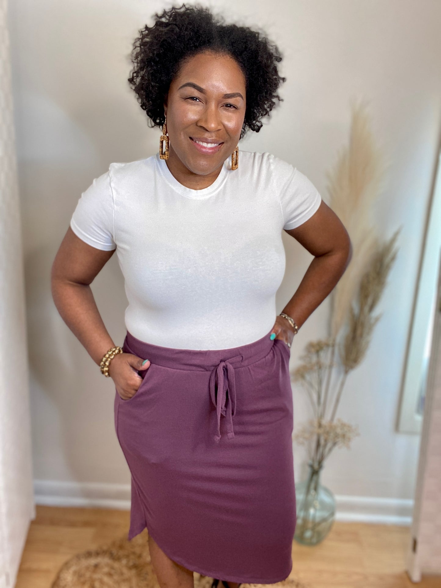 Eggplant Skirt