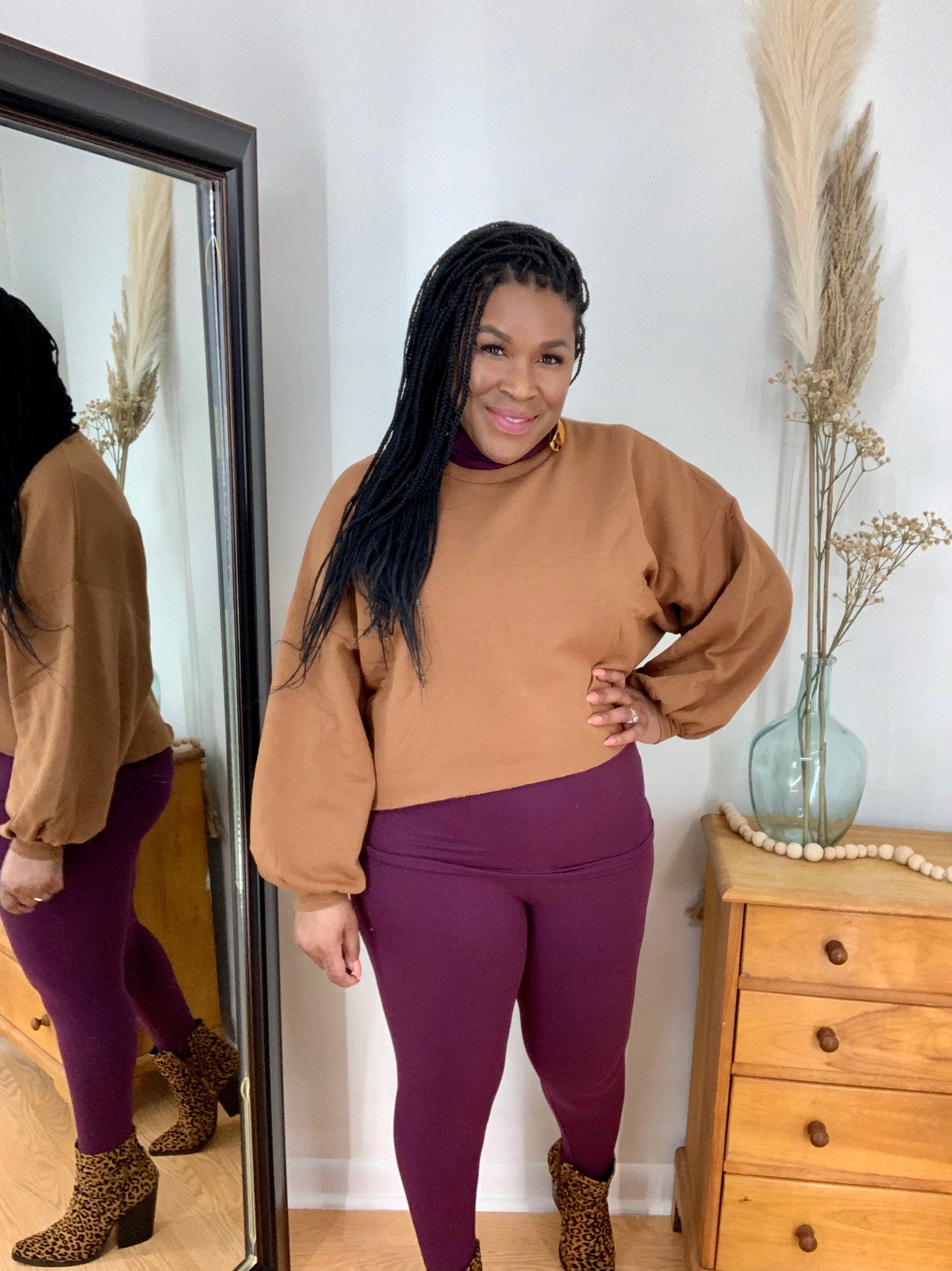 Balloon Sleeve Sweatshirt