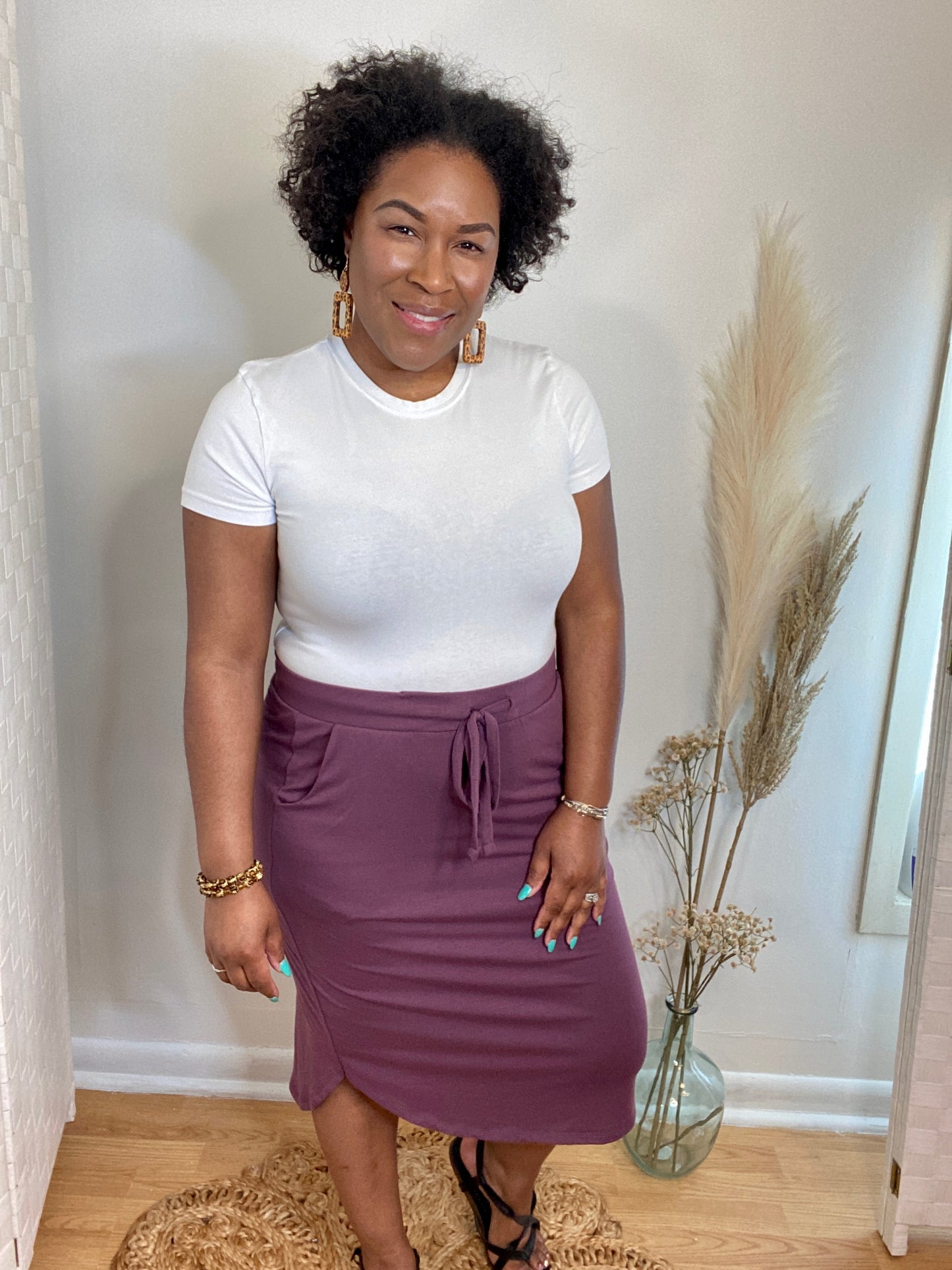 Eggplant Skirt