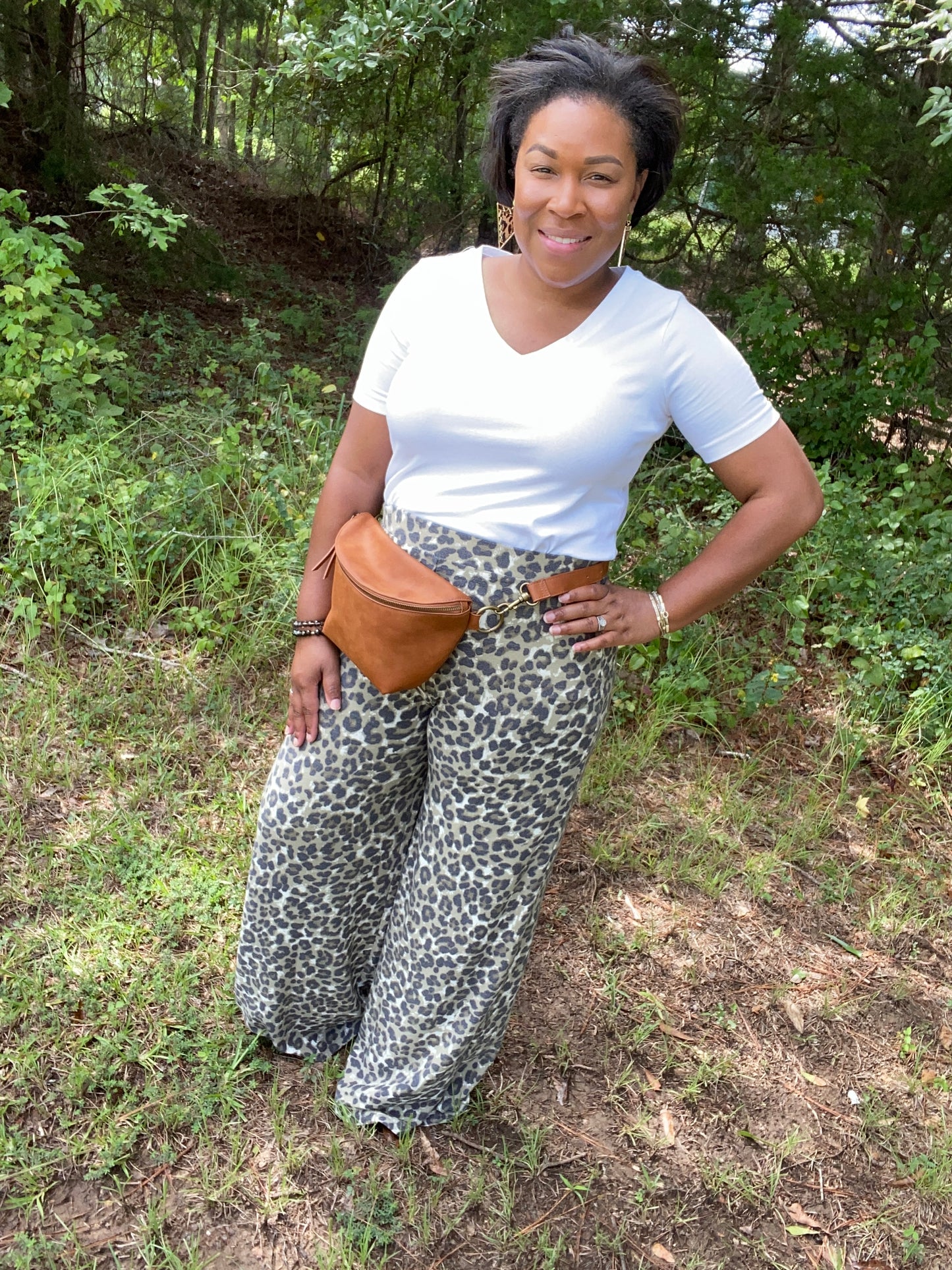 Reverse Wide Leg Pants (Misses)