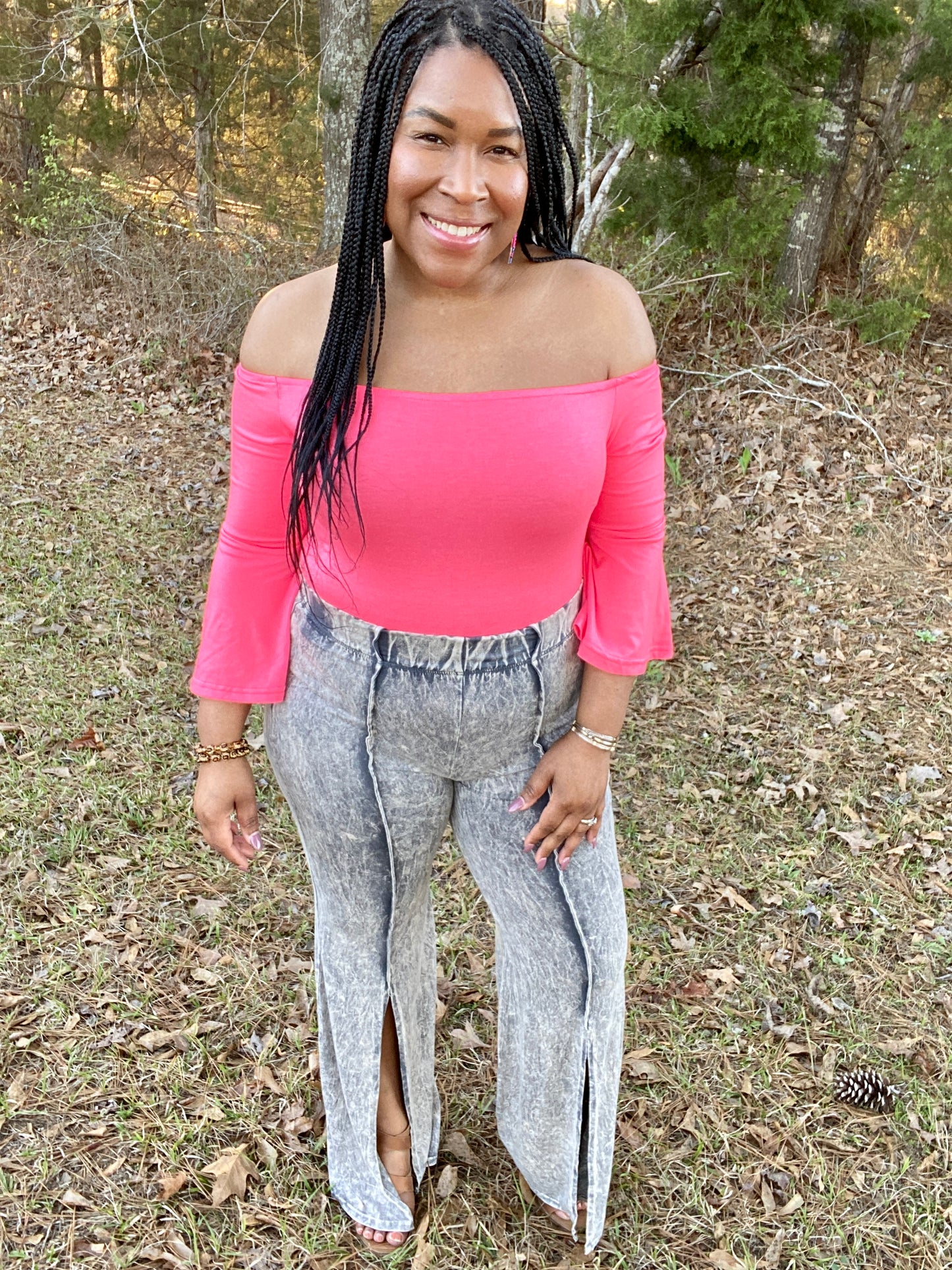 Acid Wash Bell Bottoms