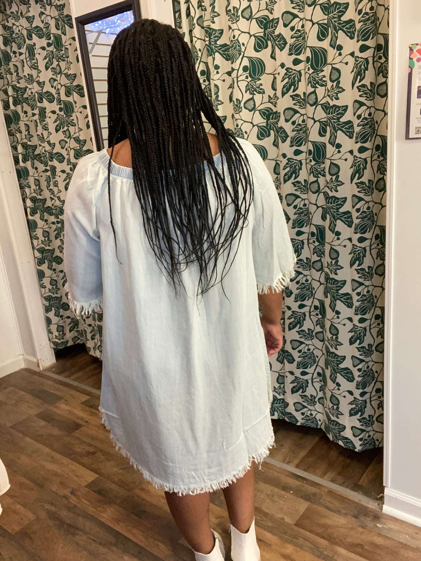 LIGHT DENIM DRESS