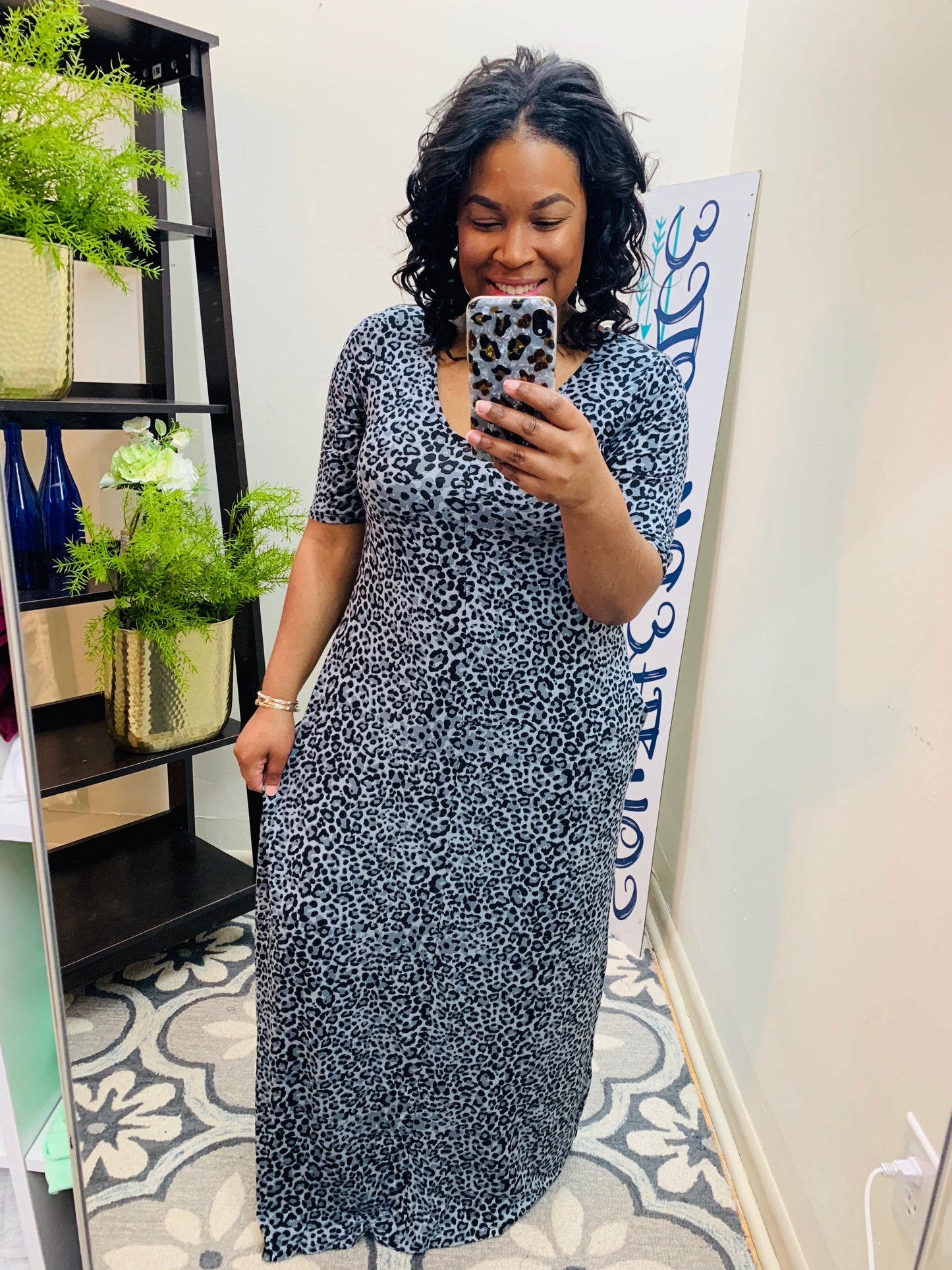 Leopard Maxi Dress