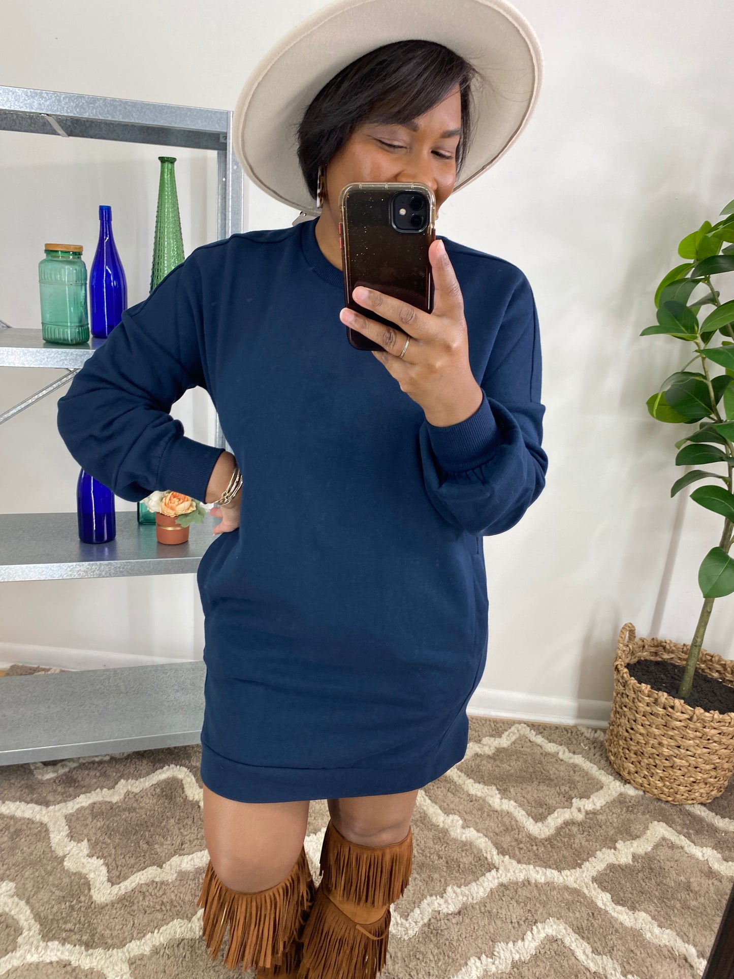 Oversized Sweatshirt (Blue)