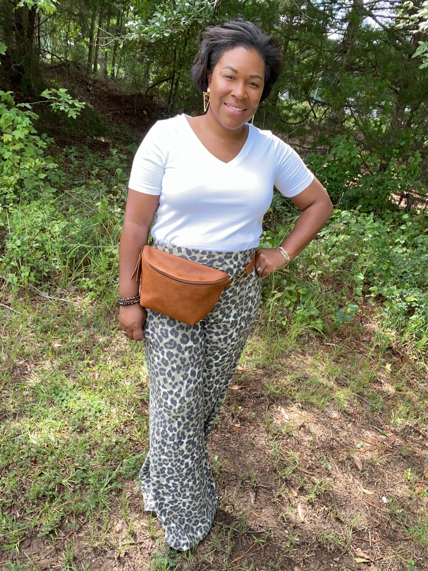 Reverse Wide Leg Pants (Misses)