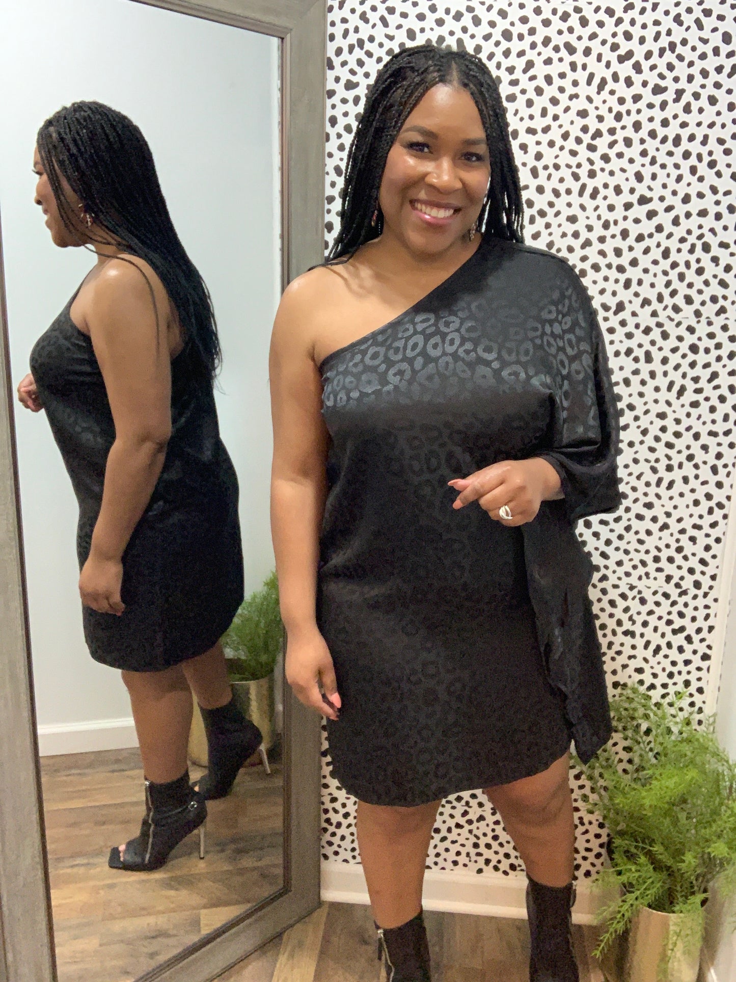 Black One Shoulder