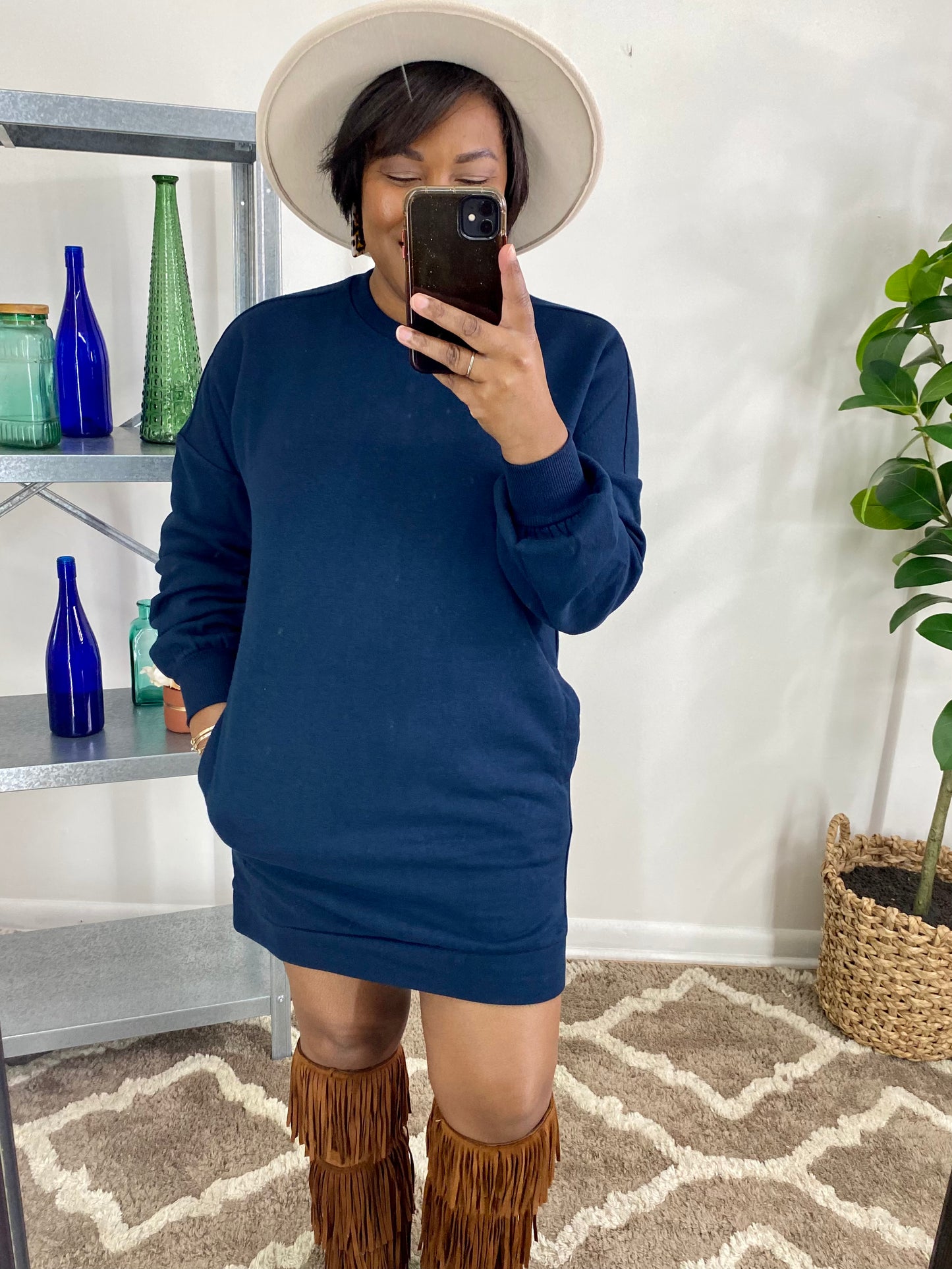 Oversized Sweatshirt (Blue)