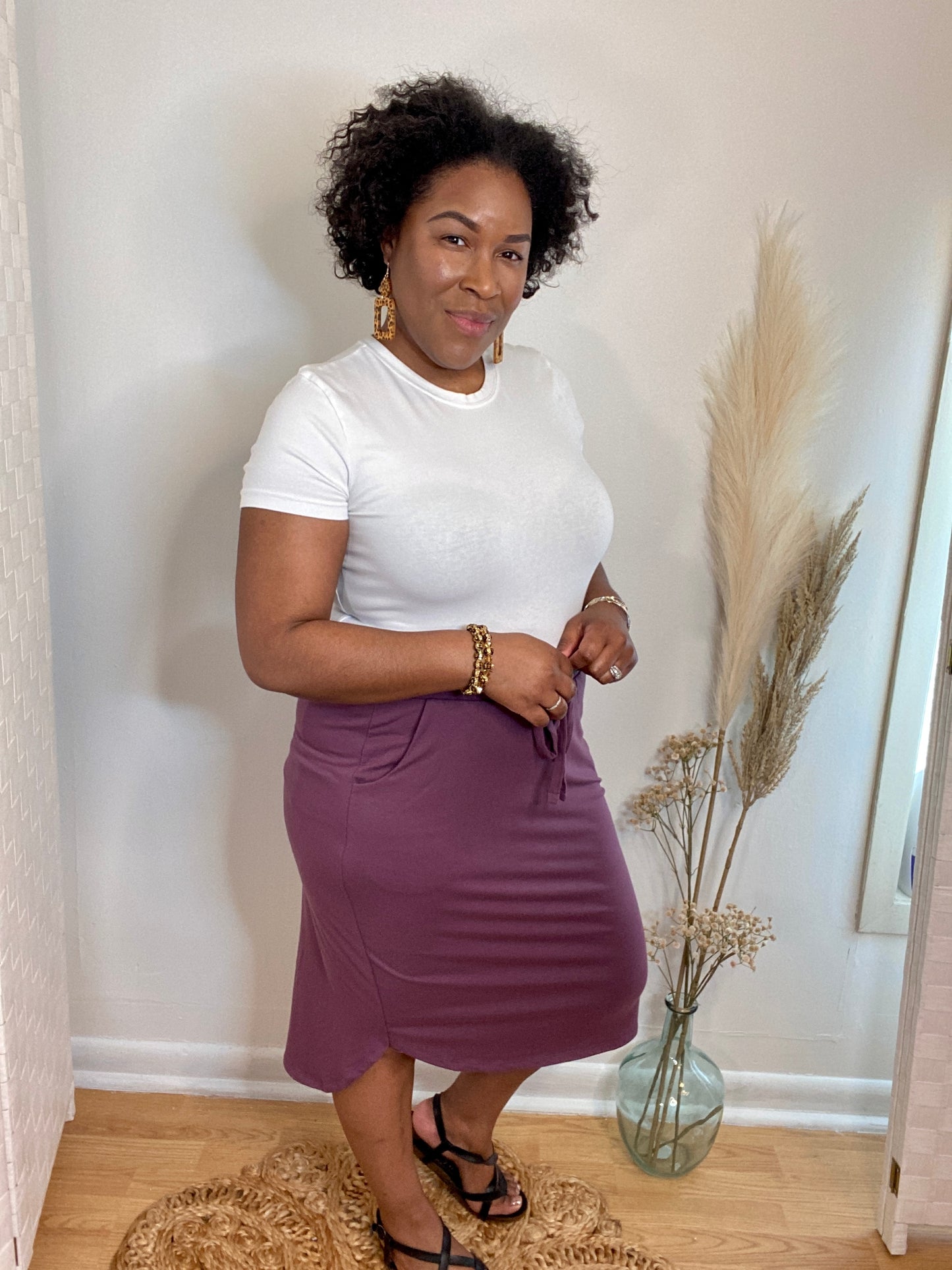 Eggplant Skirt