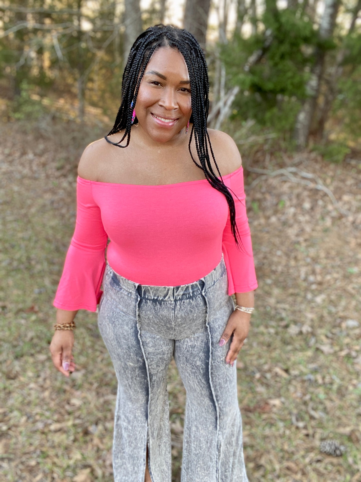 Acid Wash Bell Bottoms